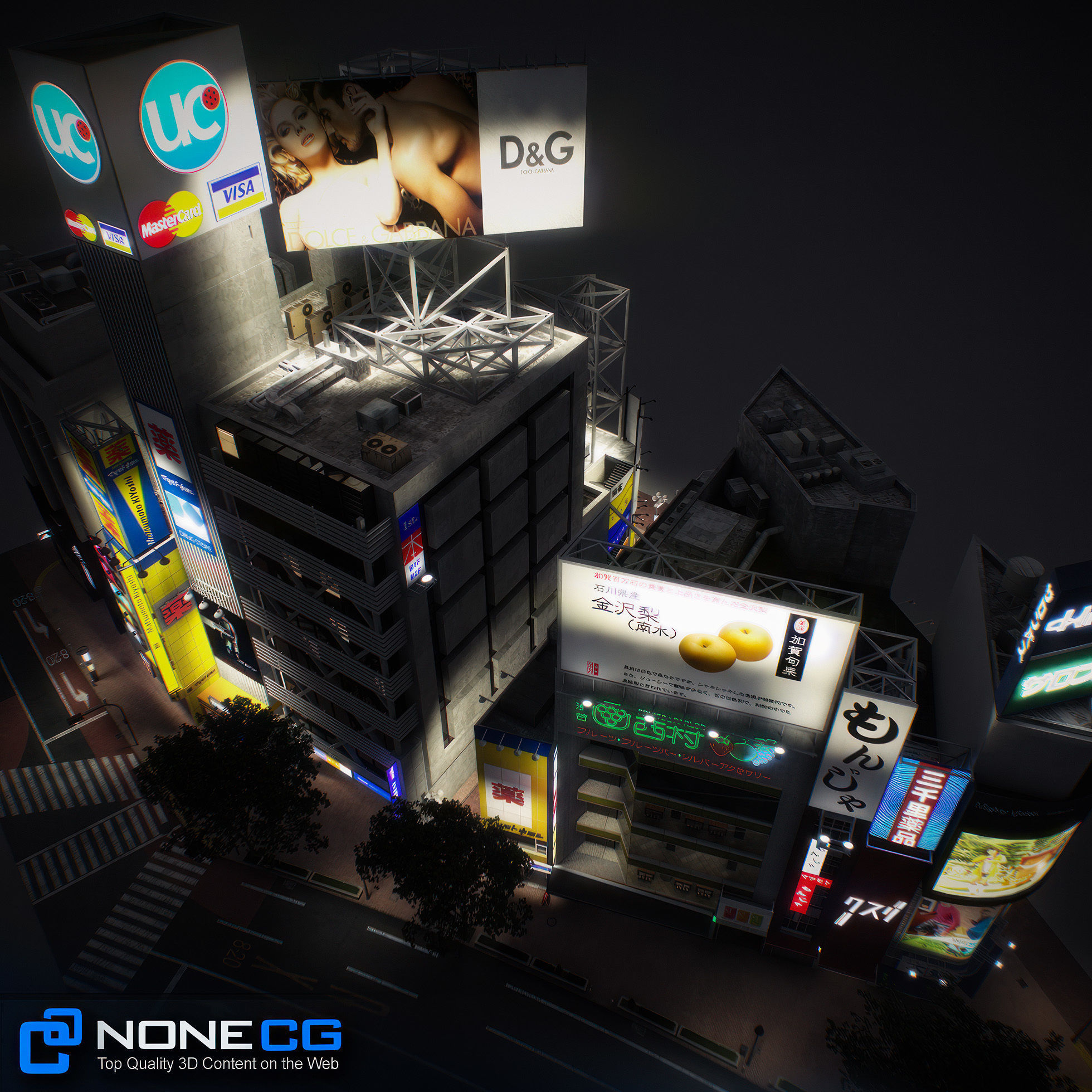 Tokyo Shibuya Block 3 3D model_37