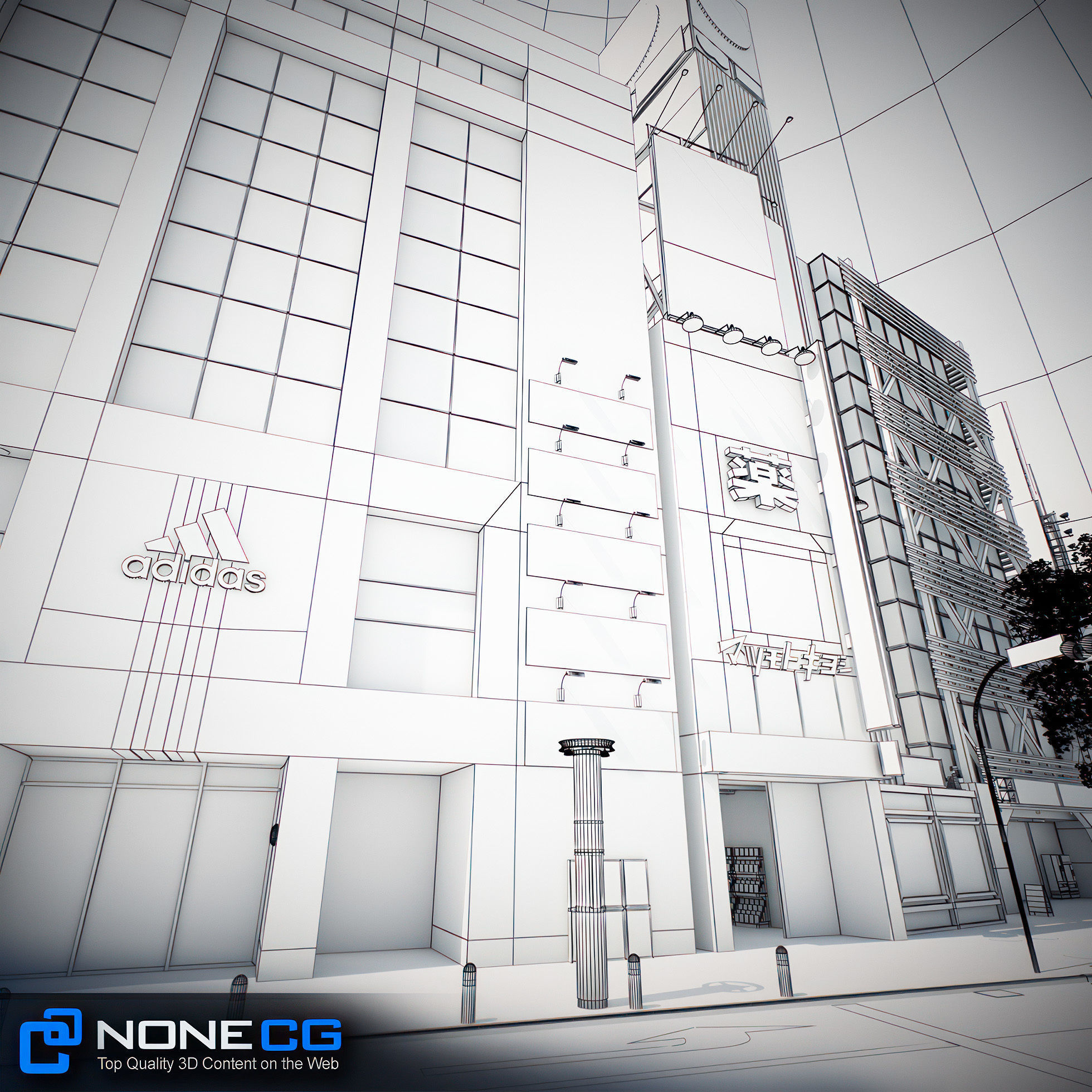 Tokyo Shibuya Block 3 3D model_58