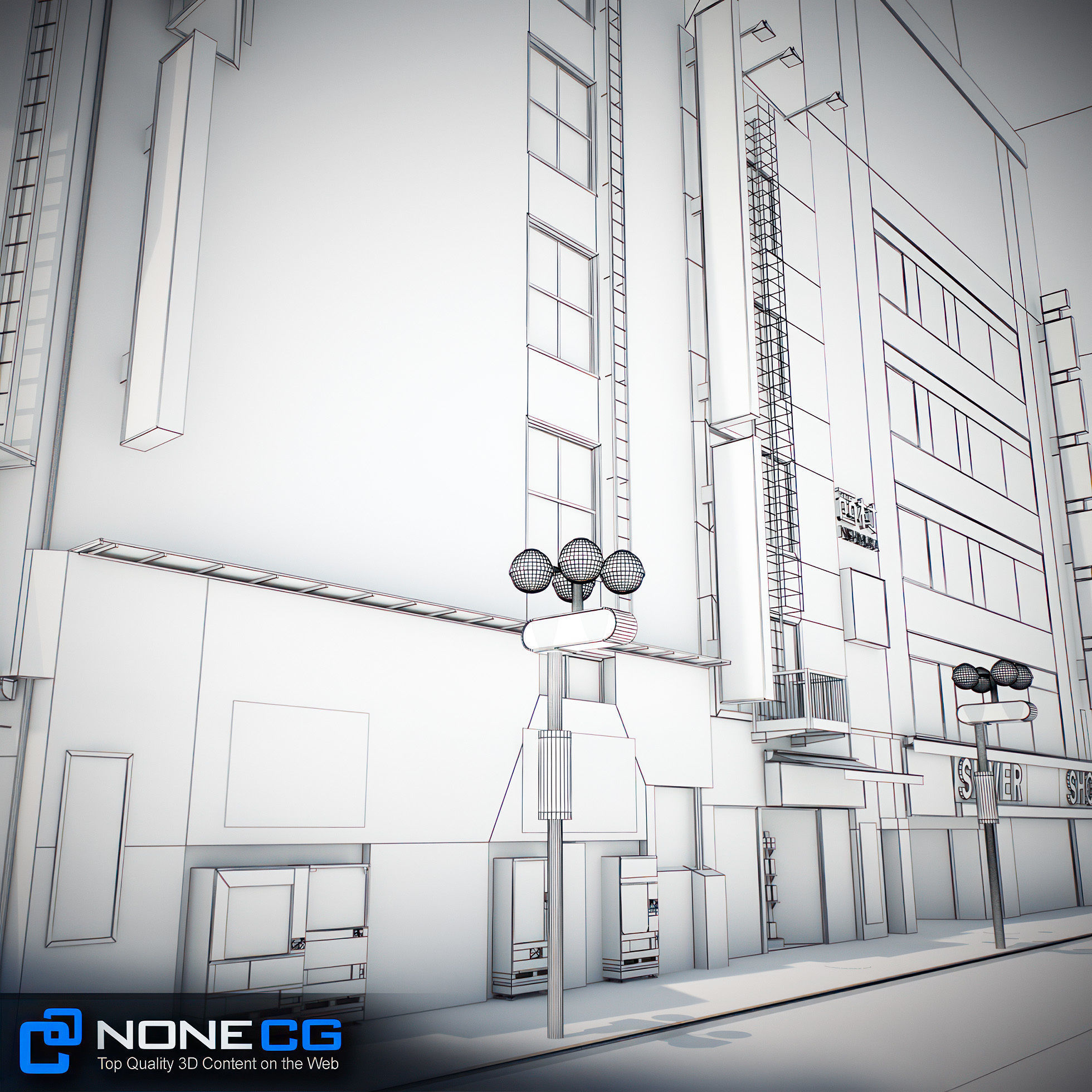 Tokyo Shibuya Block 3 3D model_68