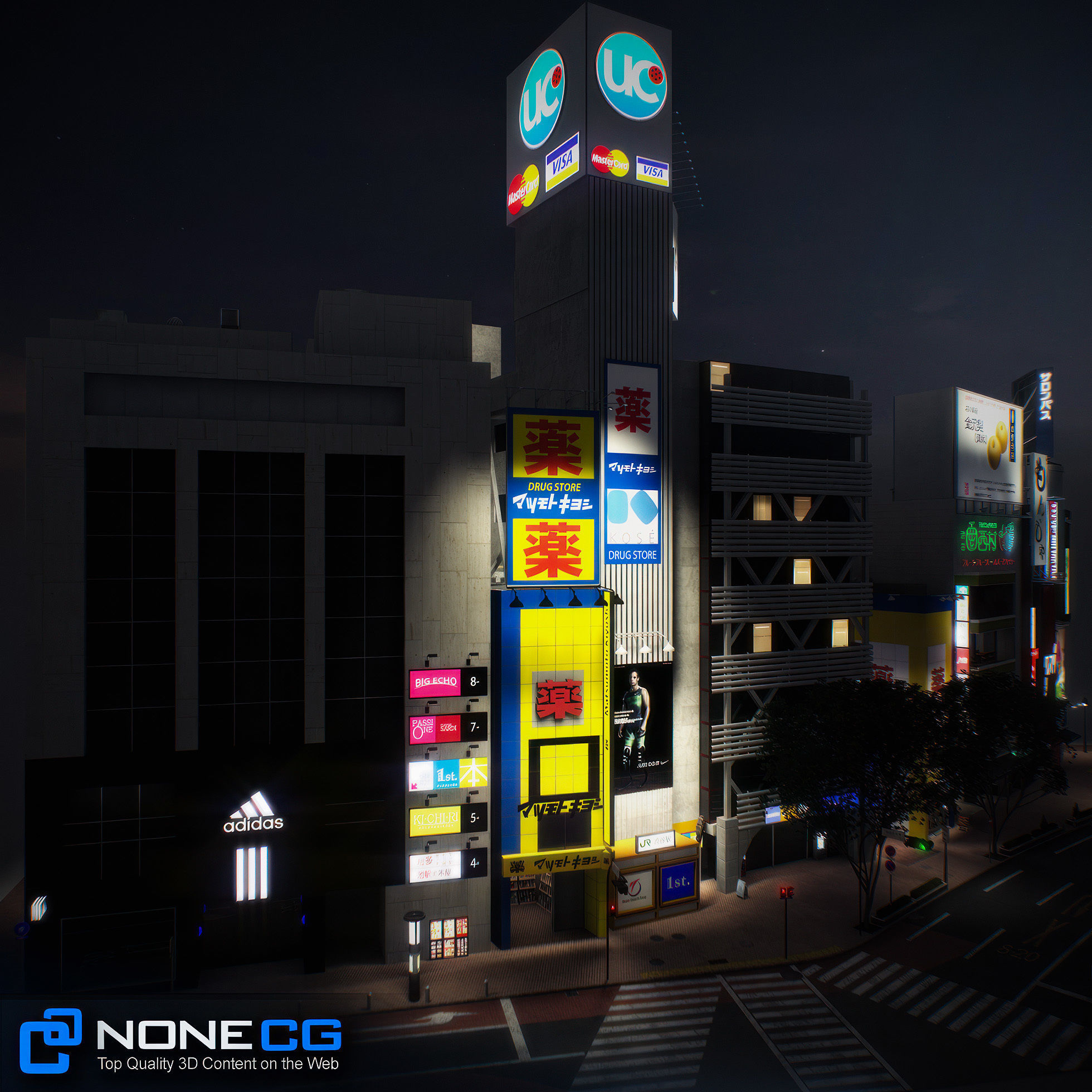 Tokyo Shibuya Block 3 3D model_32