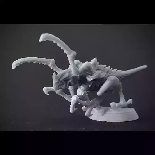 Xenopod alien dino printable 32mm figure sample Free 3D print model Xenopod alien dino printable 32mm figure sample Free 3D print model