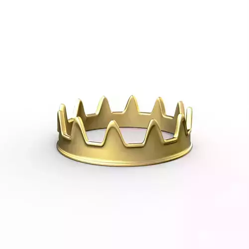 Miniature Crown Sculpture STL File