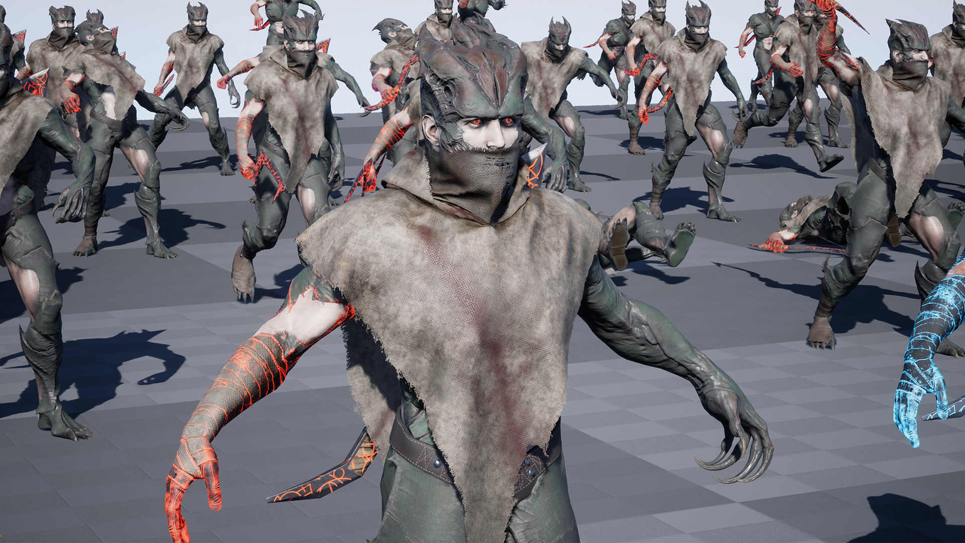 Demons 01 Low-poly 3D model_29