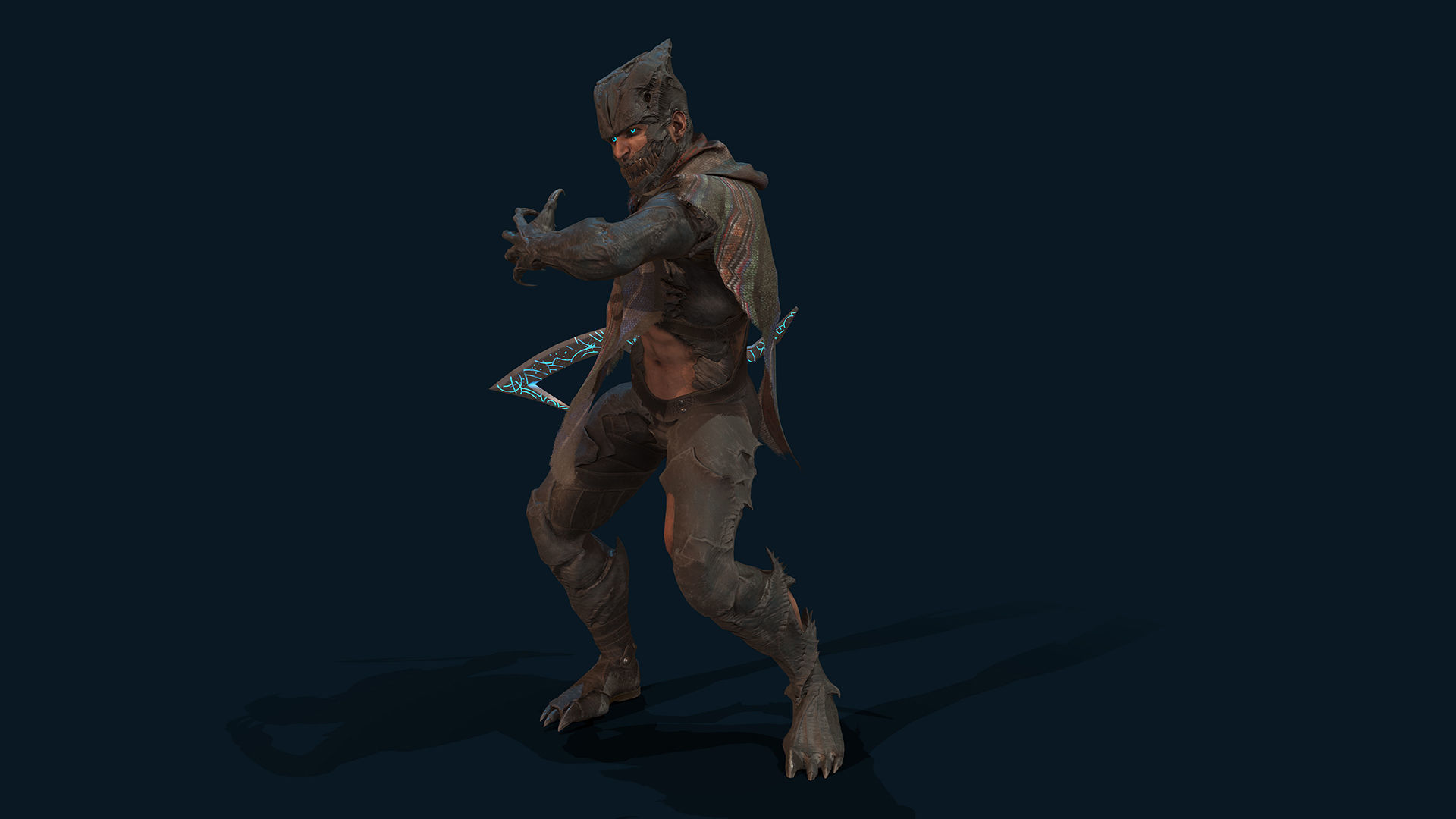 Demons 01 Low-poly 3D model_20