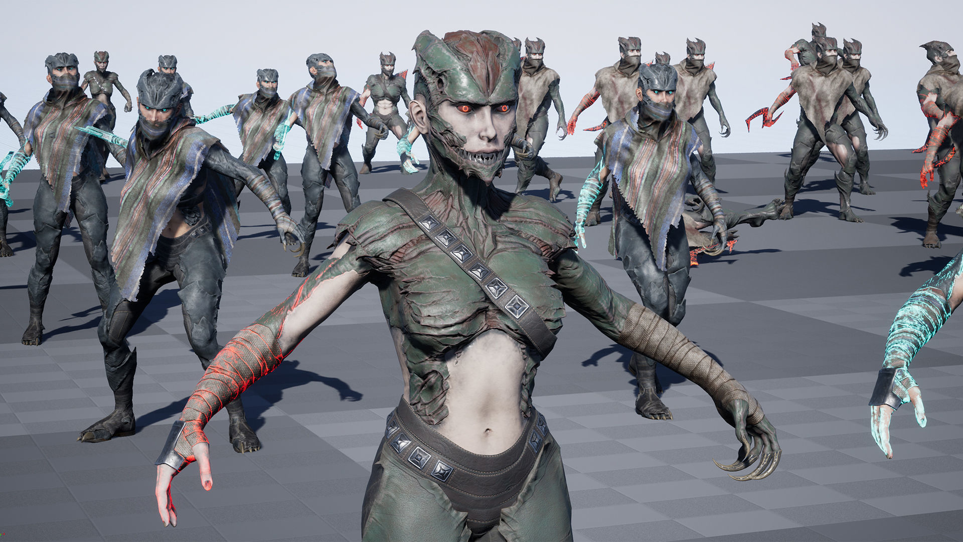 Demons 01 Low-poly 3D model_37