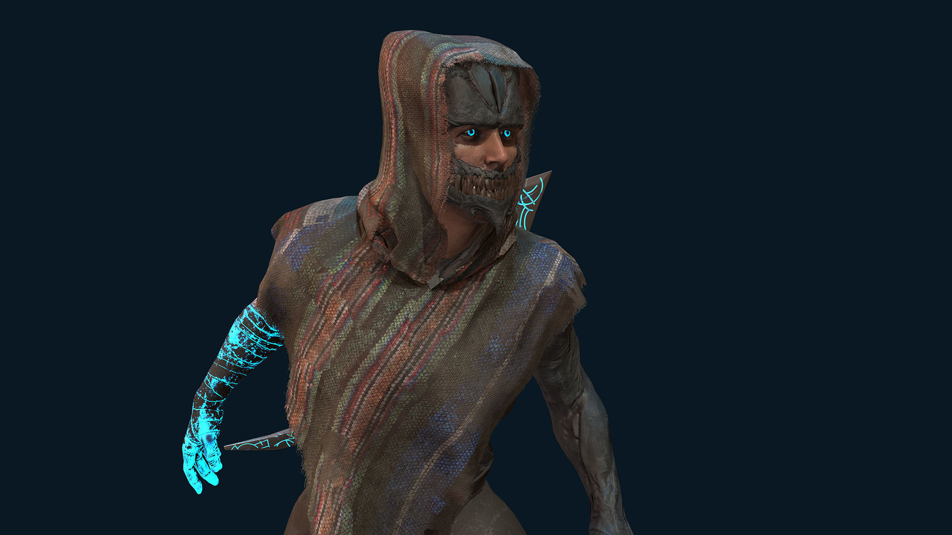 Demons 01 Low-poly 3D model_24