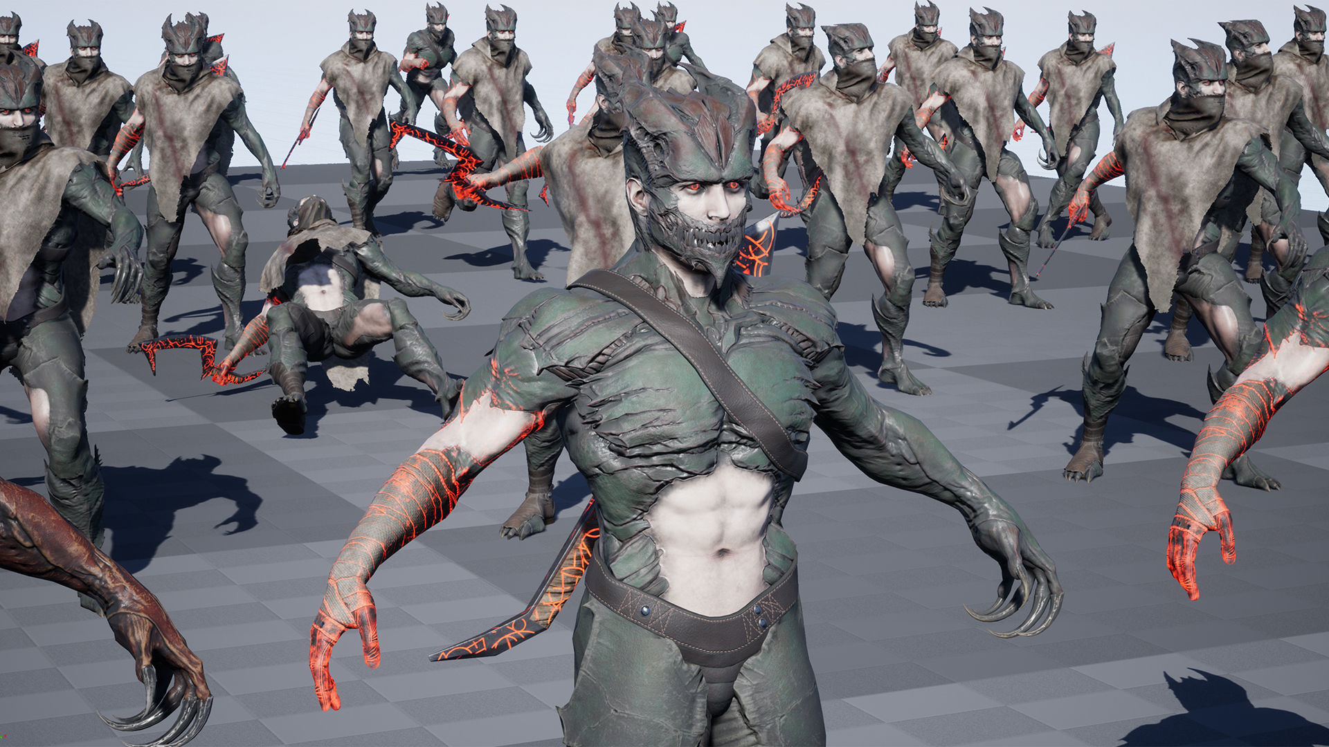 Demons 01 Low-poly 3D model_30