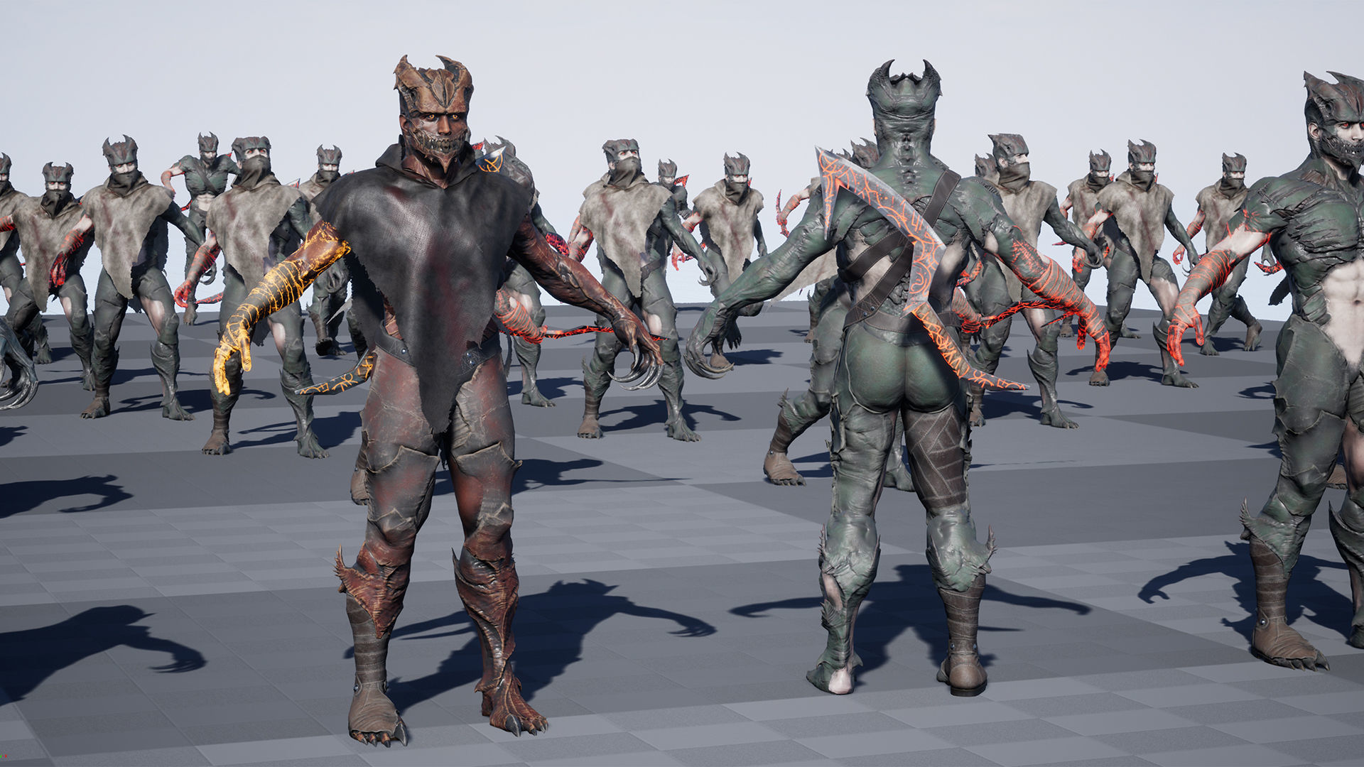 Demons 01 Low-poly 3D model_38