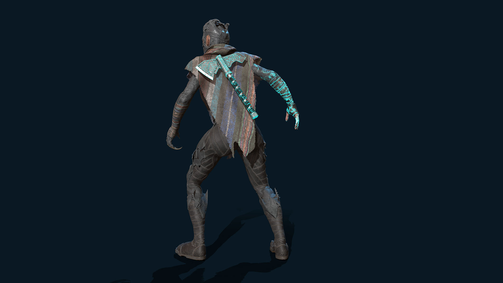 Demons 01 Low-poly 3D model_16