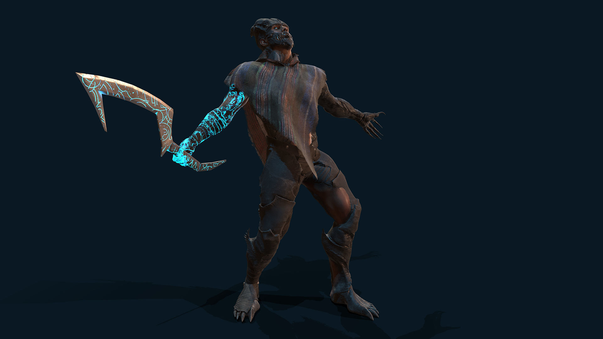 Demons 01 Low-poly 3D model_21