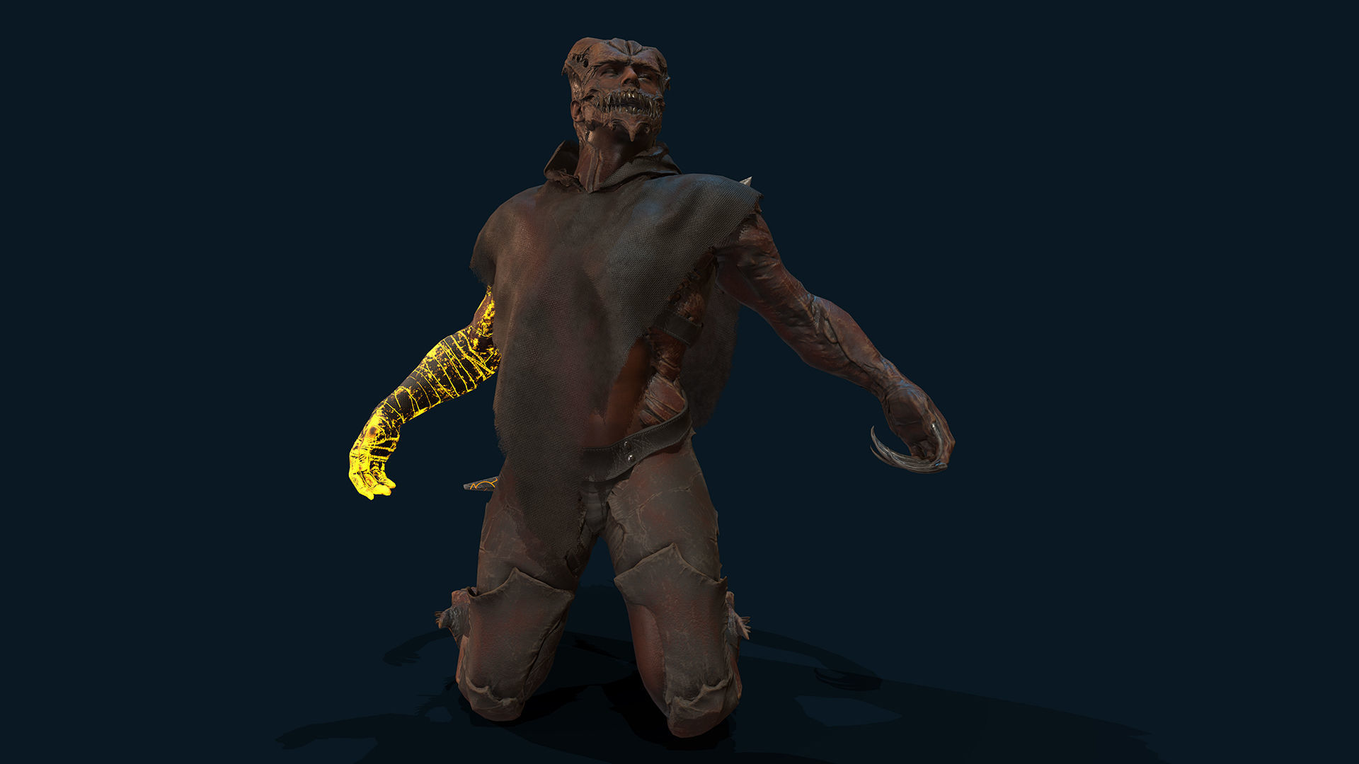 Demons 01 Low-poly 3D model_23