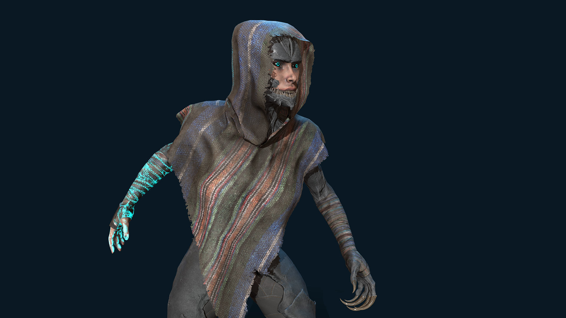 Demons 01 Low-poly 3D model_15