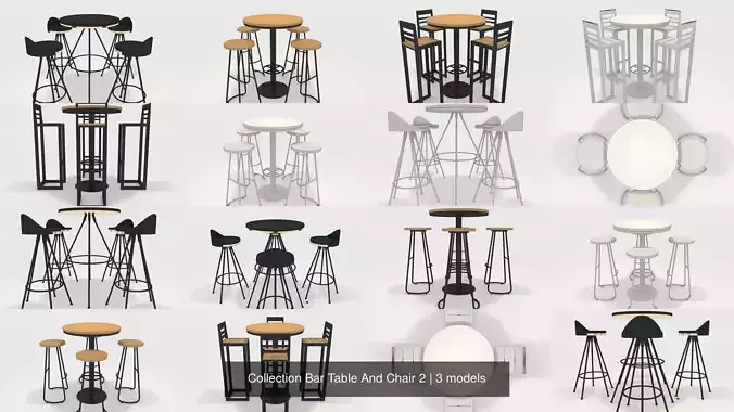 Collection Bar Table And Chair 2