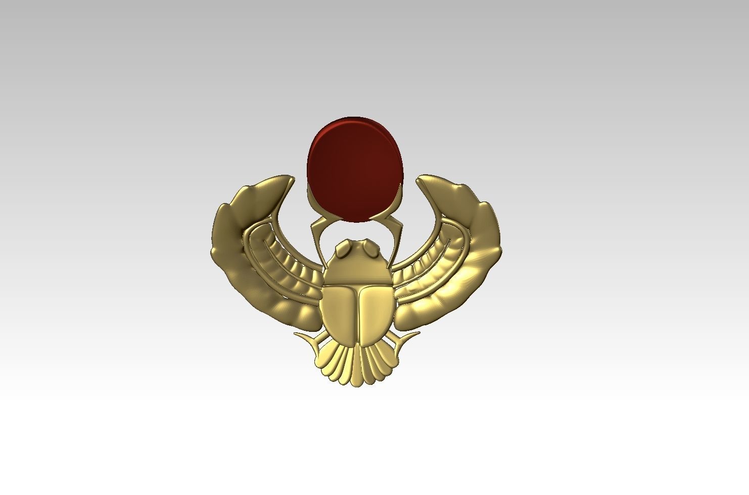 SCARAB BEETLE 3D print model_8