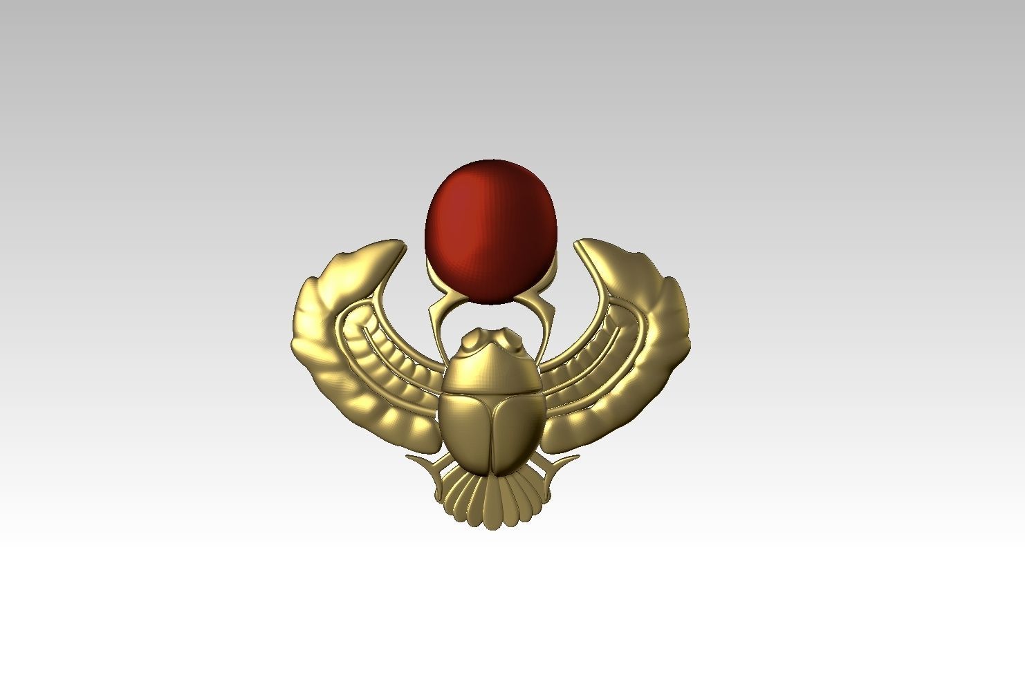 SCARAB BEETLE 3D print model_4