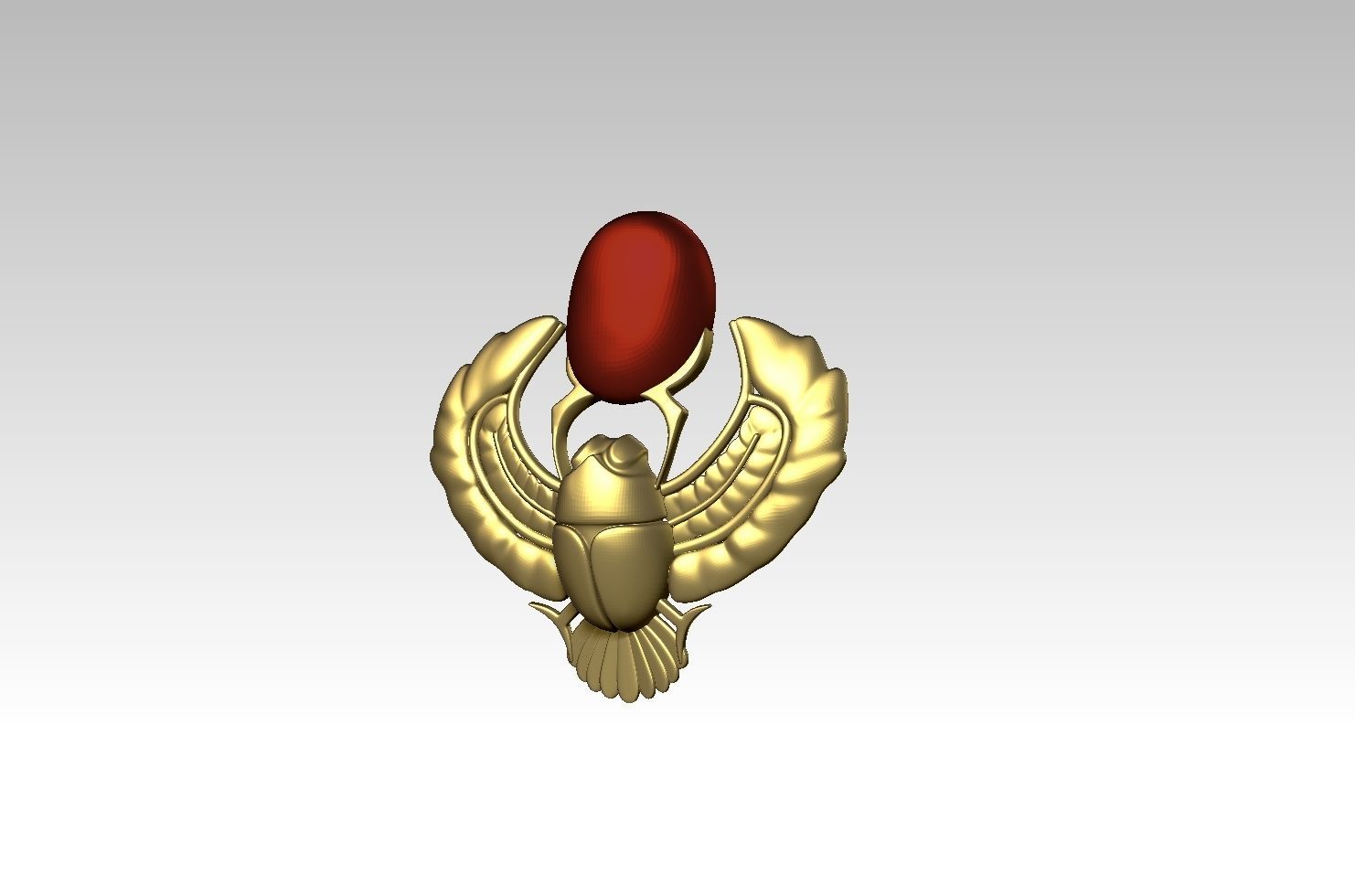 SCARAB BEETLE 3D print model_3