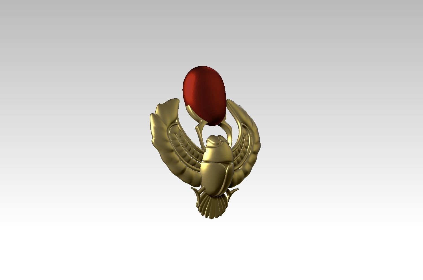 SCARAB BEETLE 3D print model_6