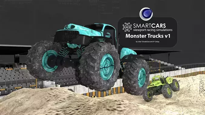 SMARTCARS AI Monster Truck Simulations v1