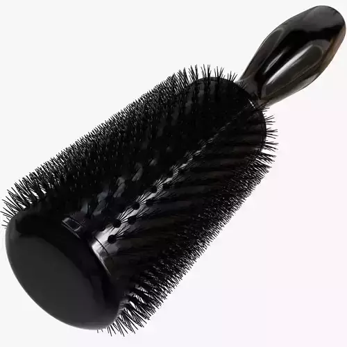 Round Brush Low-poly 3D model