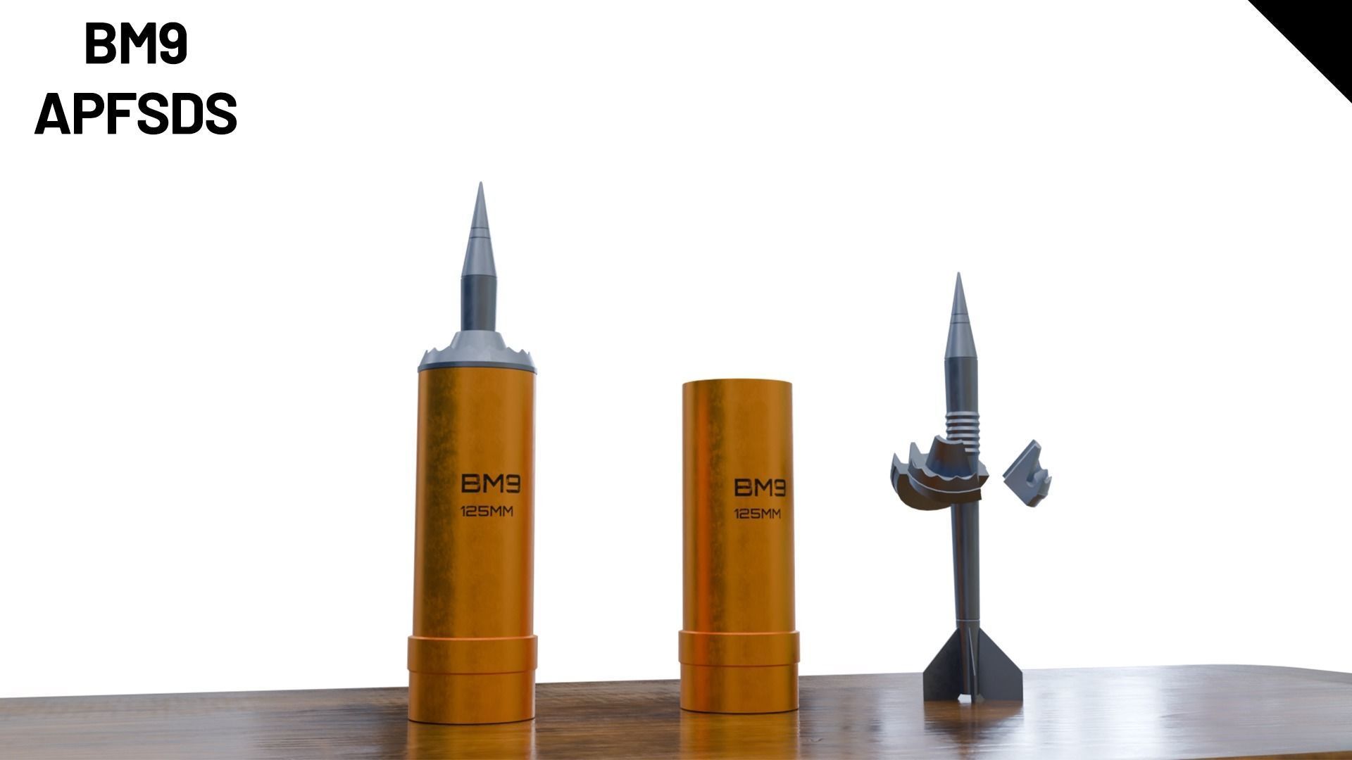 Ultimate USSR Tank Shells Vol 1 Low-poly 3D model_6