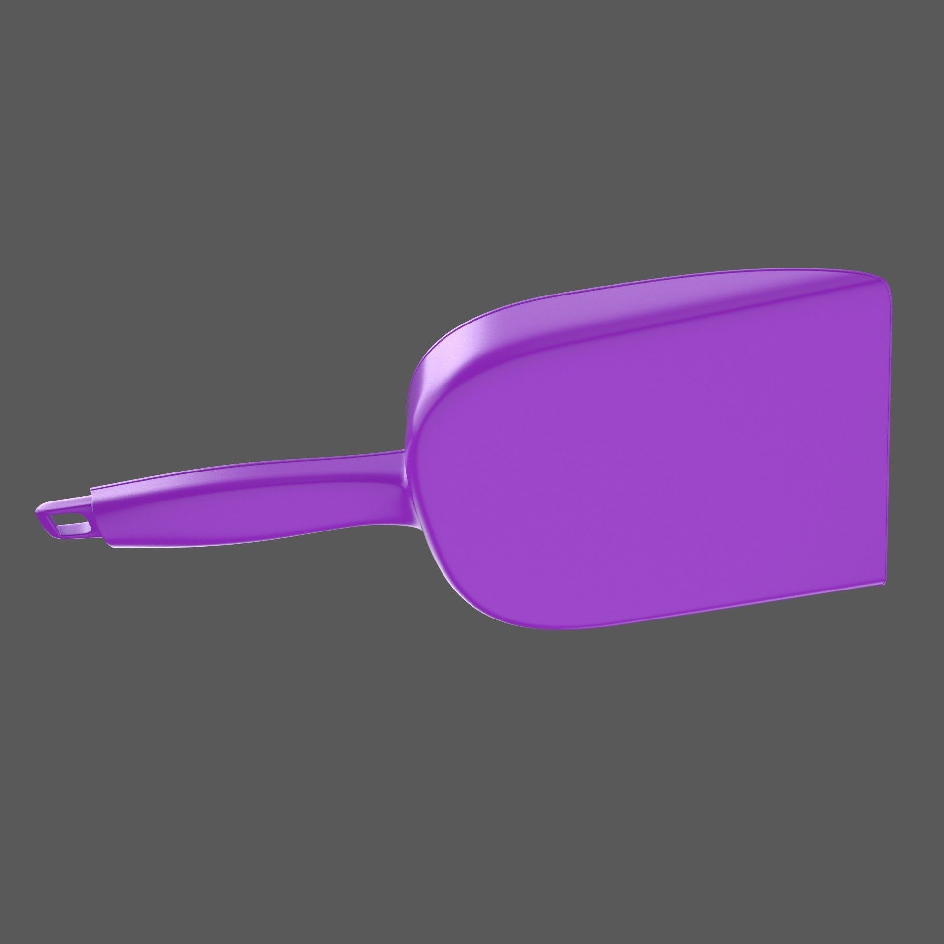 Dustpan and Brush Low-poly 3D model_5