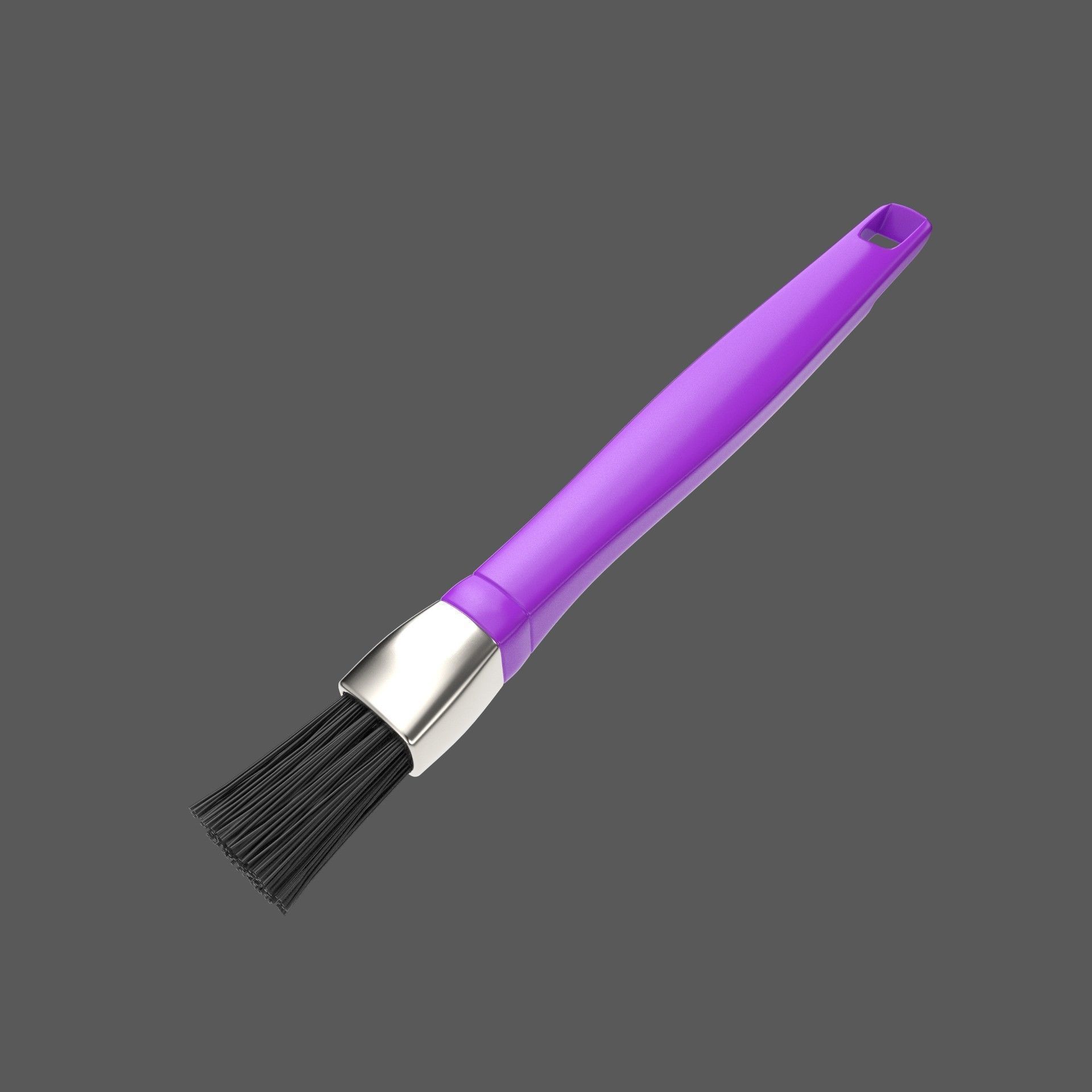 Dustpan and Brush Low-poly 3D model_7