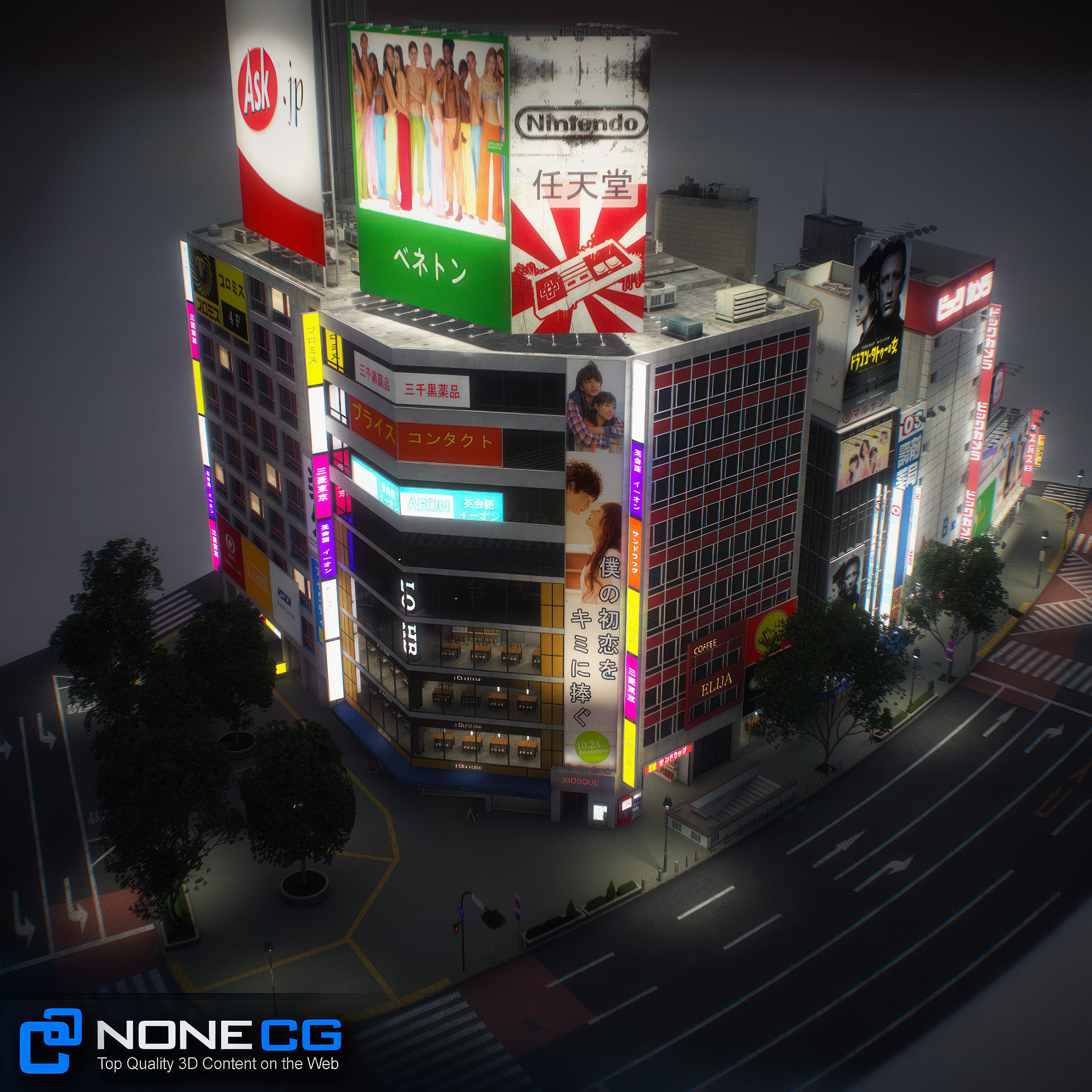 Tokyo Shibuya Block 5 3D model_26