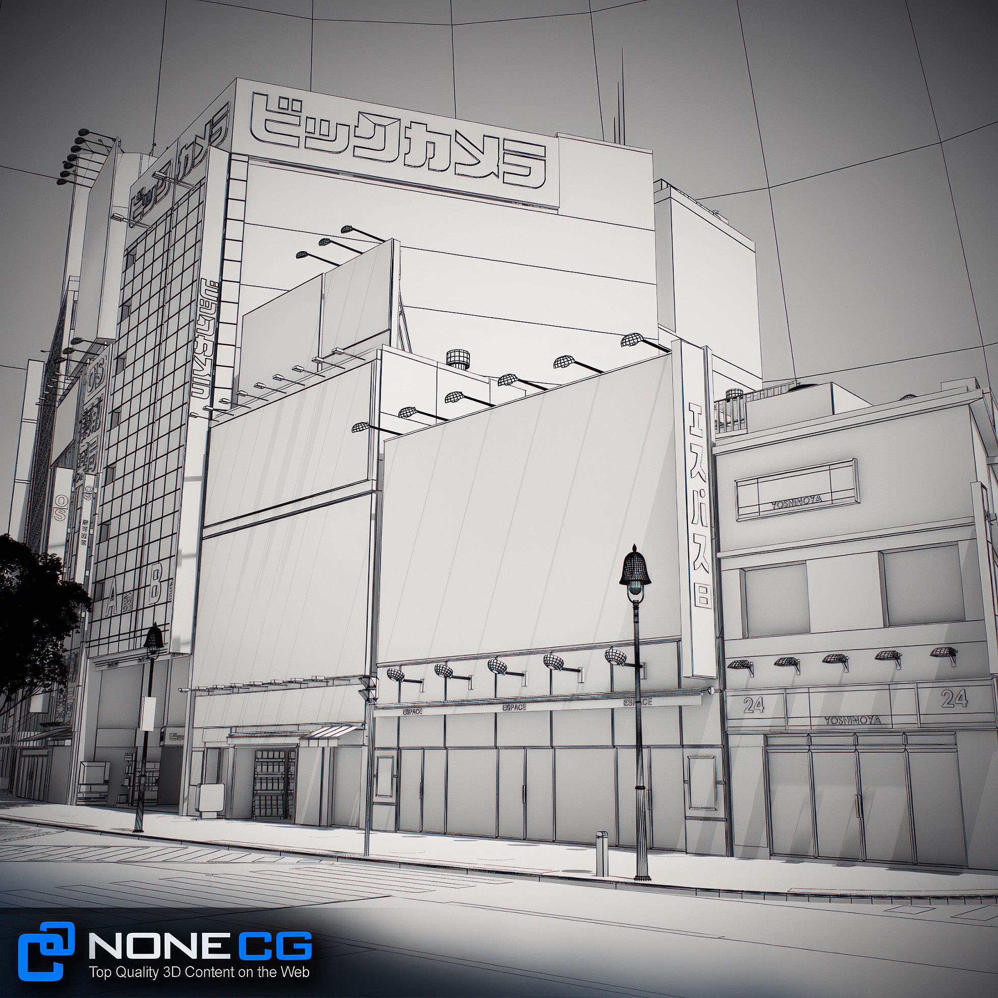 Tokyo Shibuya Block 5 3D model_36