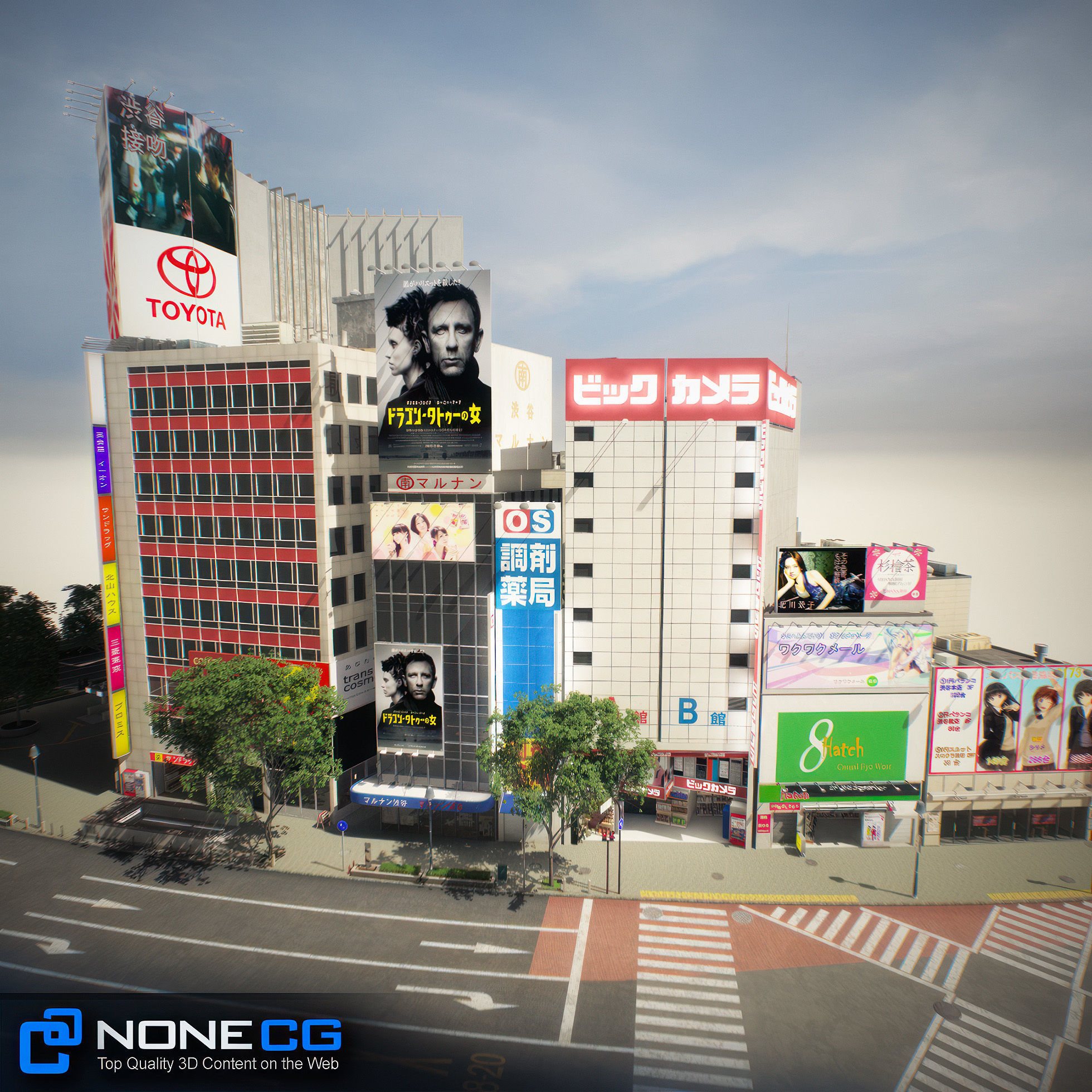 Tokyo Shibuya Block 5 3D model_19
