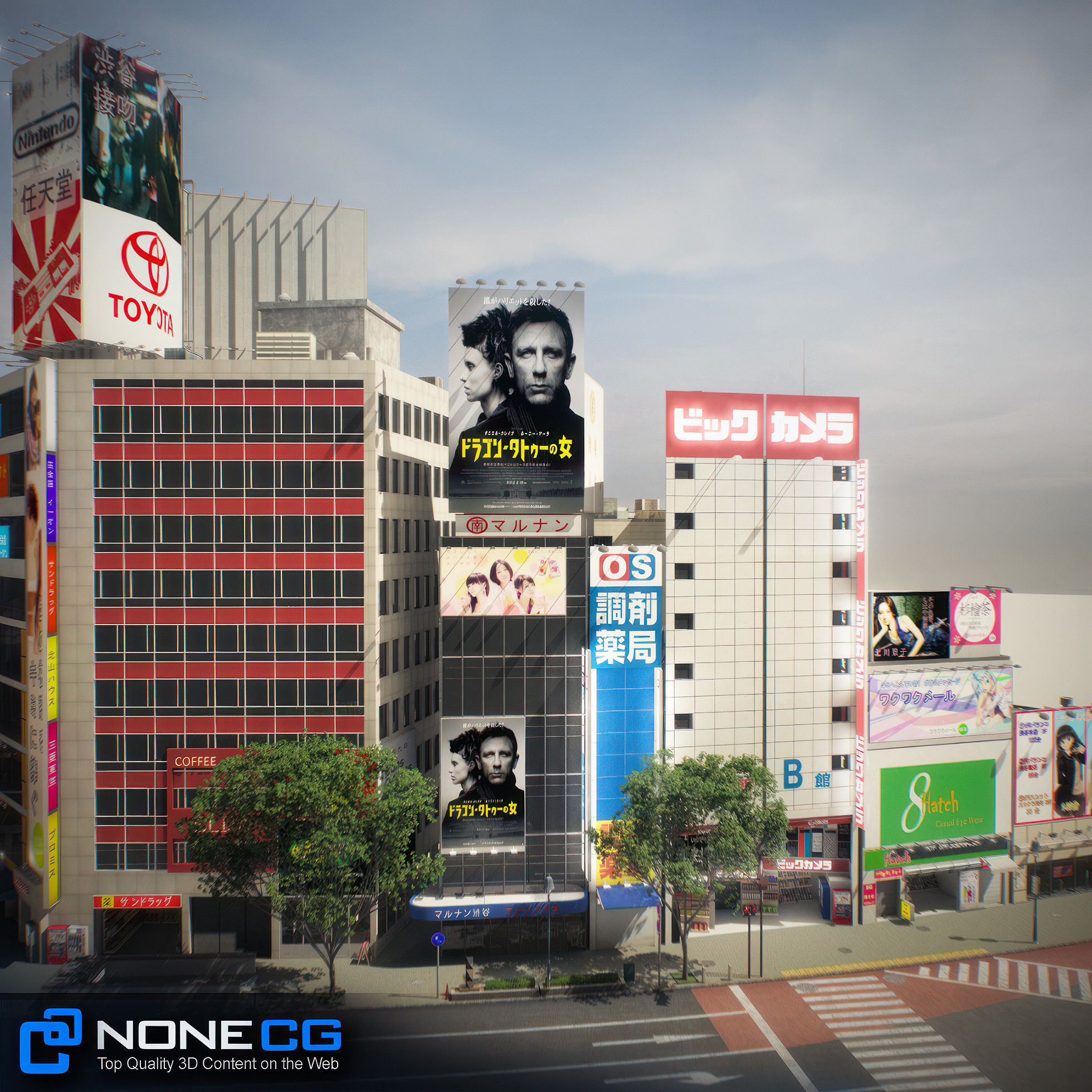 Tokyo Shibuya Block 5 3D model_7