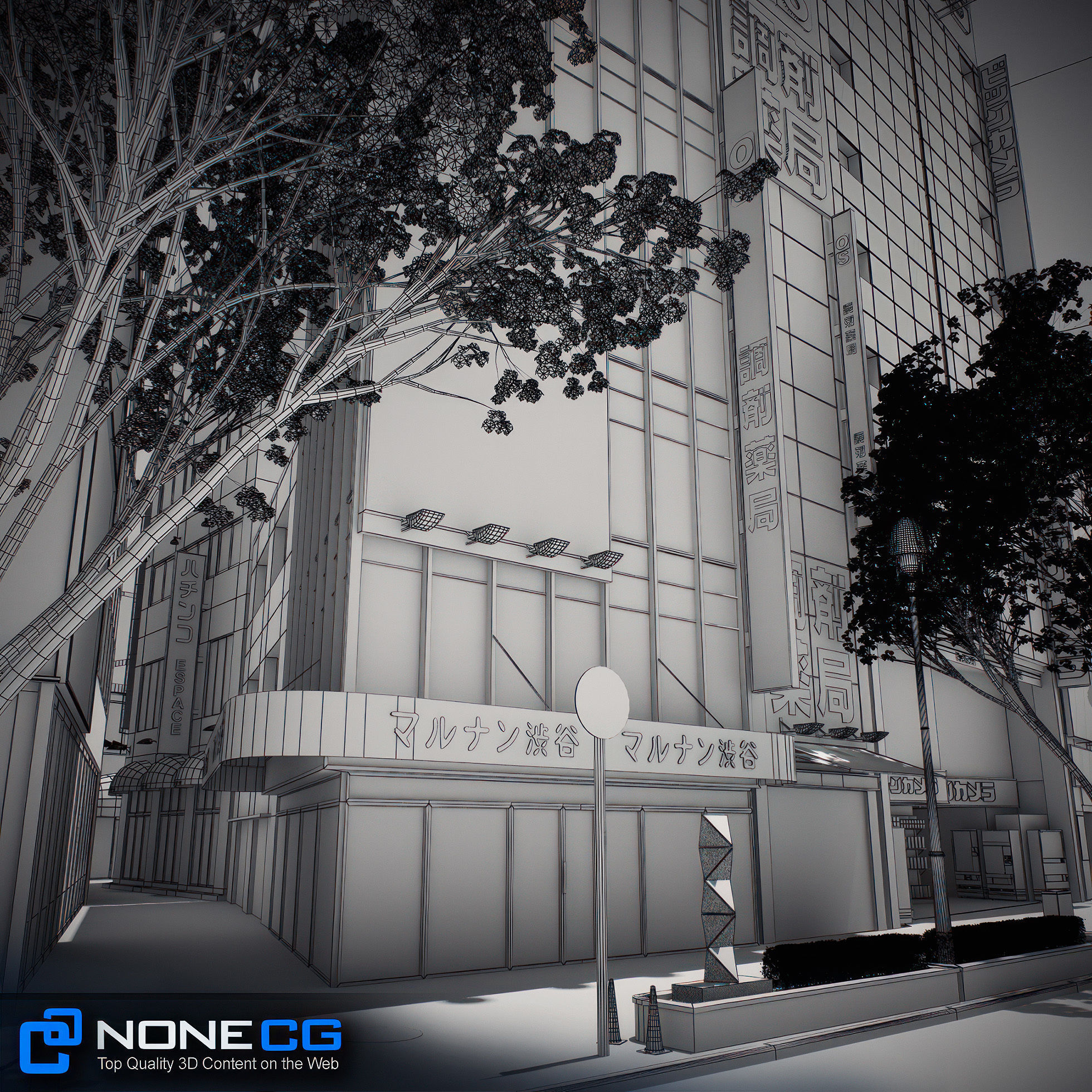 Tokyo Shibuya Block 5 3D model_69