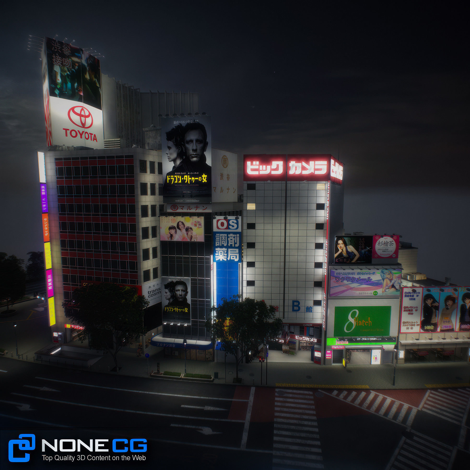 Tokyo Shibuya Block 5 3D model_22