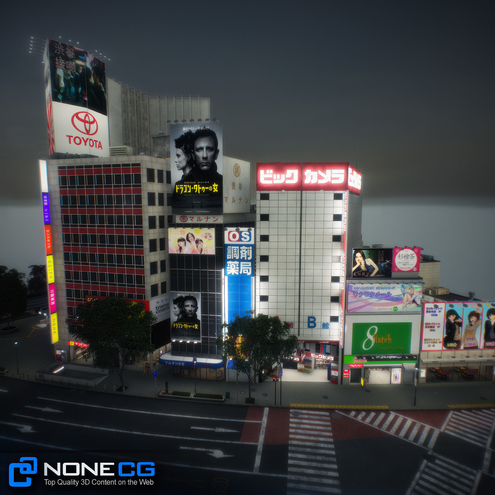 Tokyo Shibuya Block 5 3D model_21