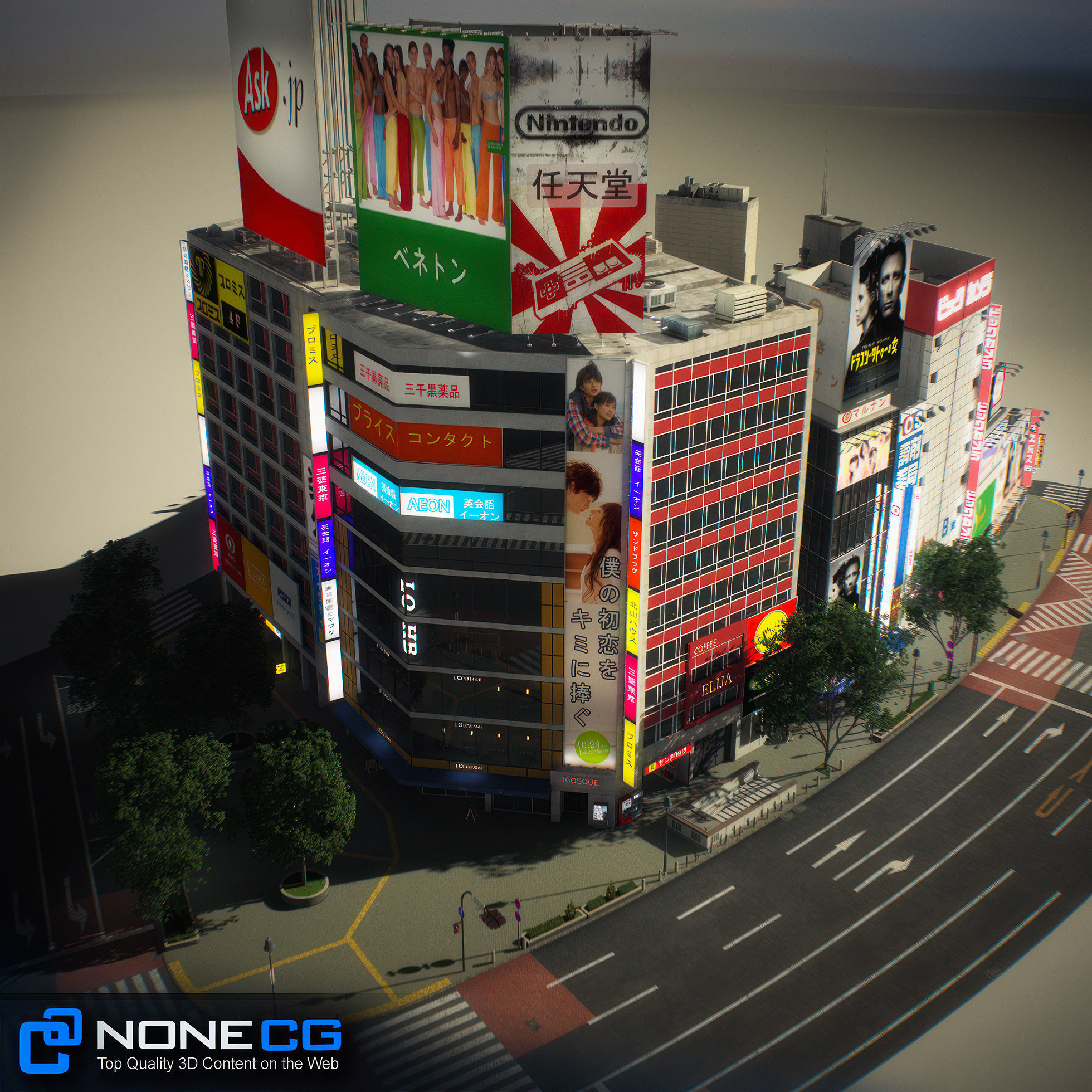 Tokyo Shibuya Block 5 3D model_25