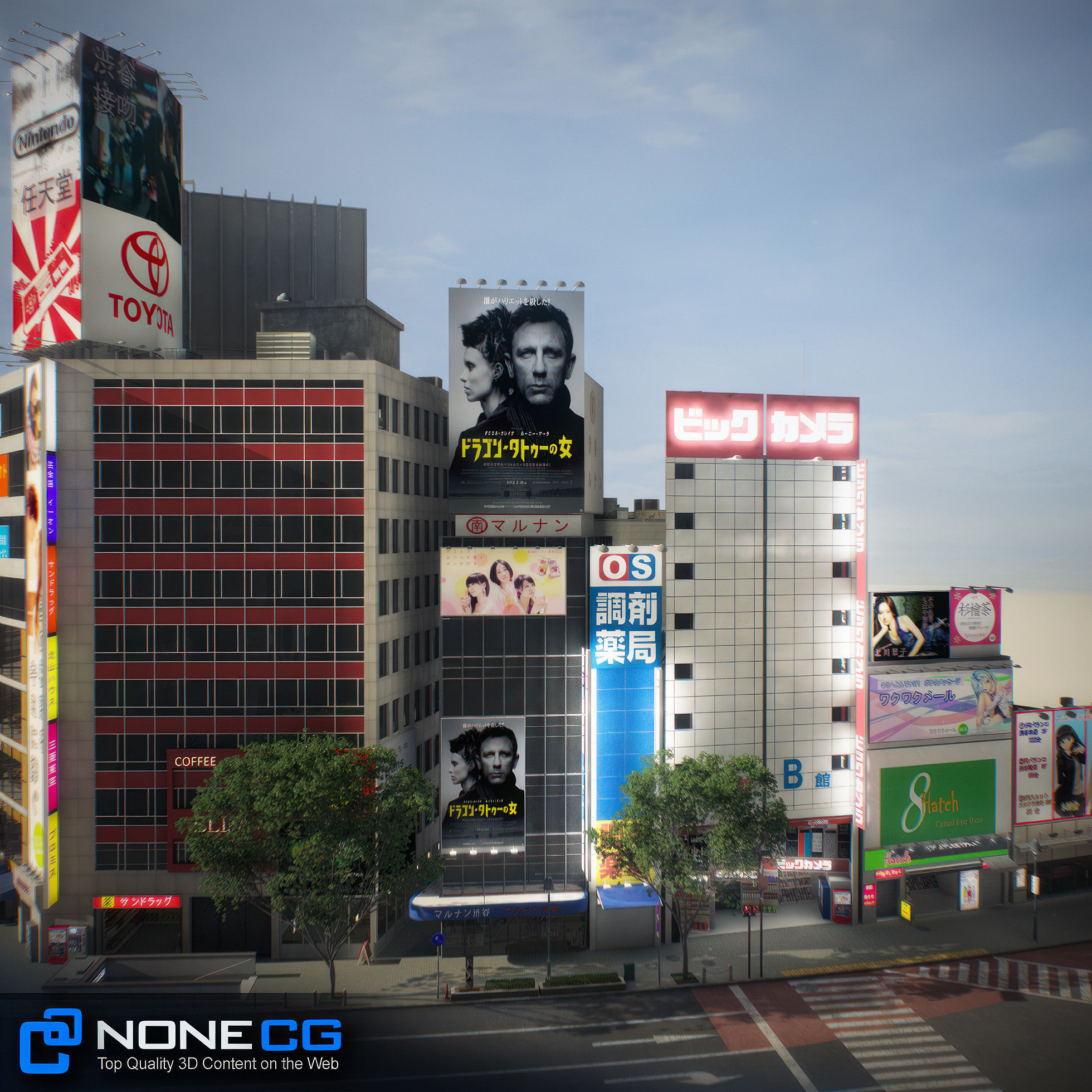 Tokyo Shibuya Block 5 3D model_5
