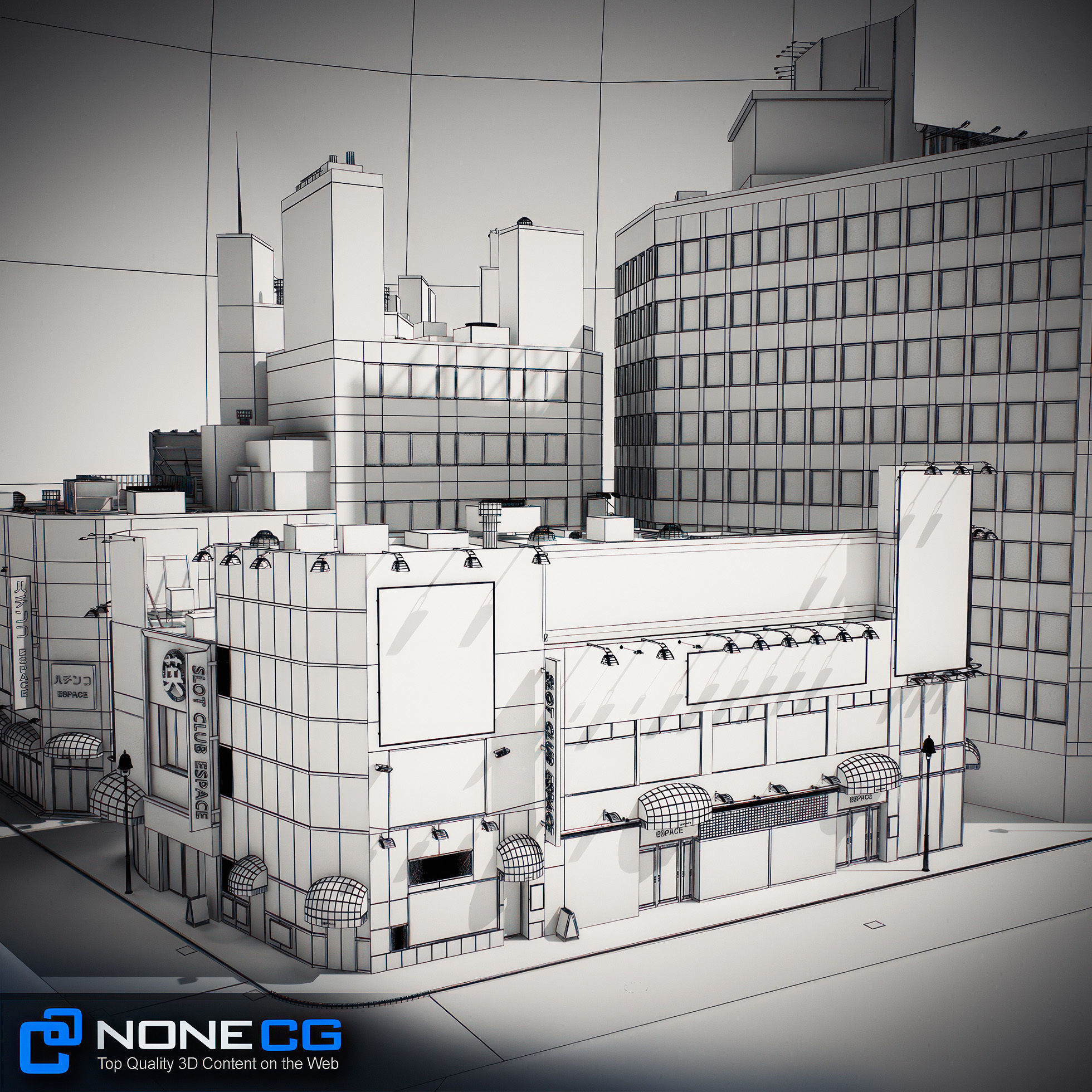 Tokyo Shibuya Block 5 3D model_41