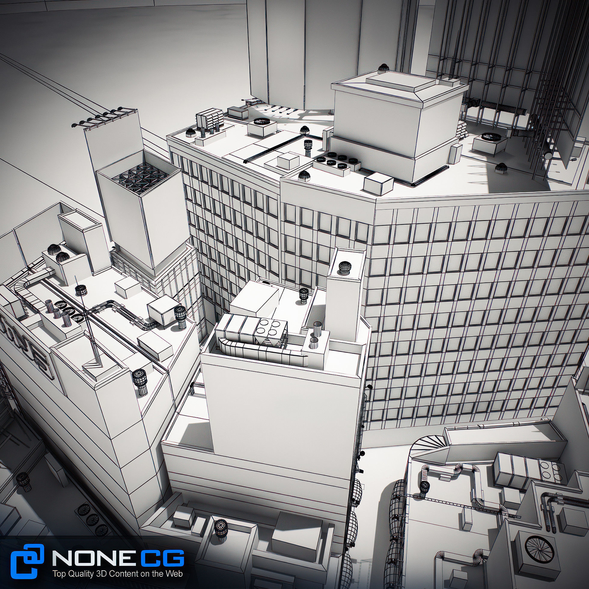 Tokyo Shibuya Block 5 3D model_57