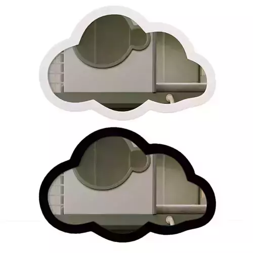 Cloud Shape Kids Room Mirror