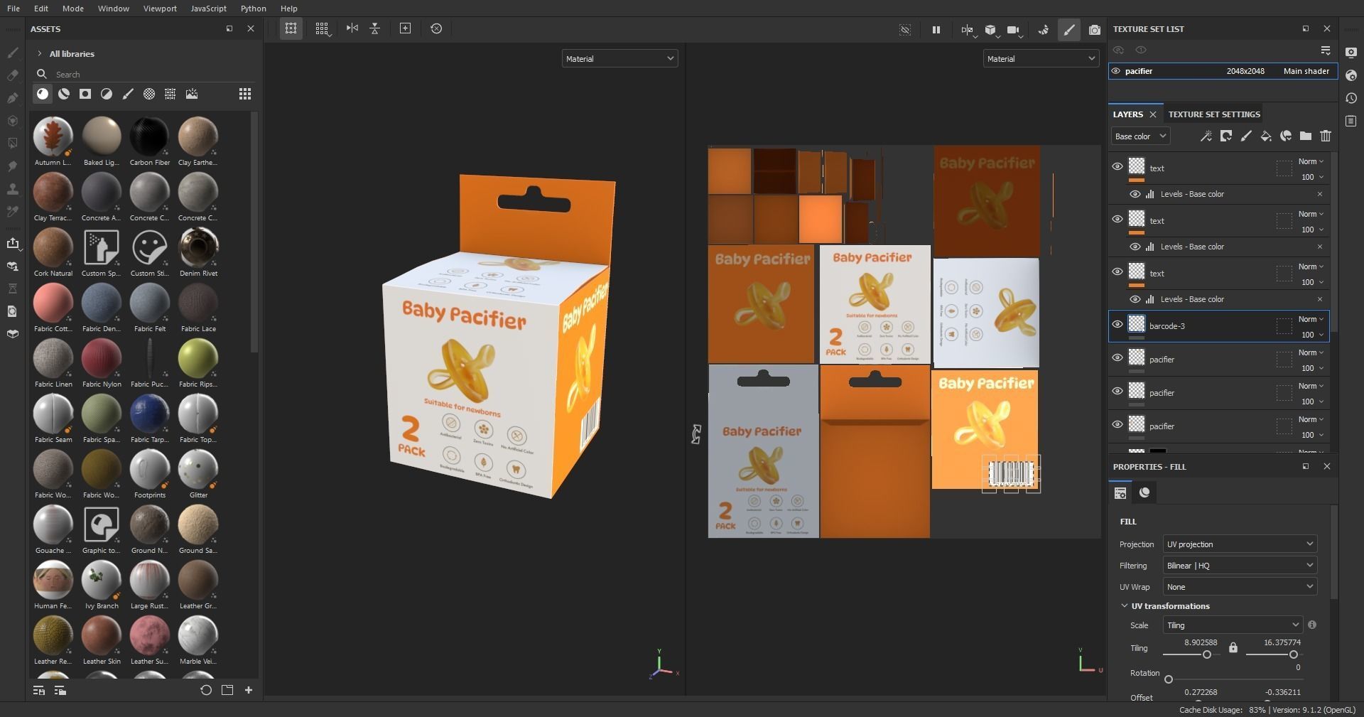 Other baby care products Baby Pacifier Low-poly 3D model_2