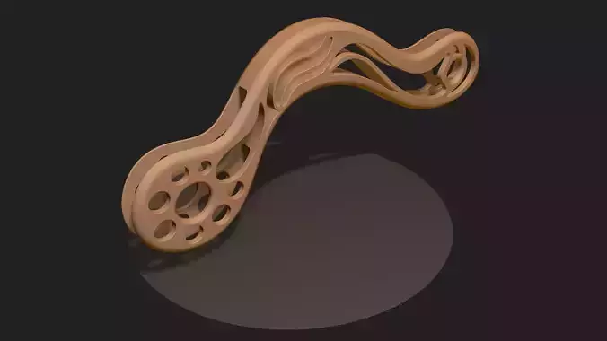 Patterned  artifact detail piece component