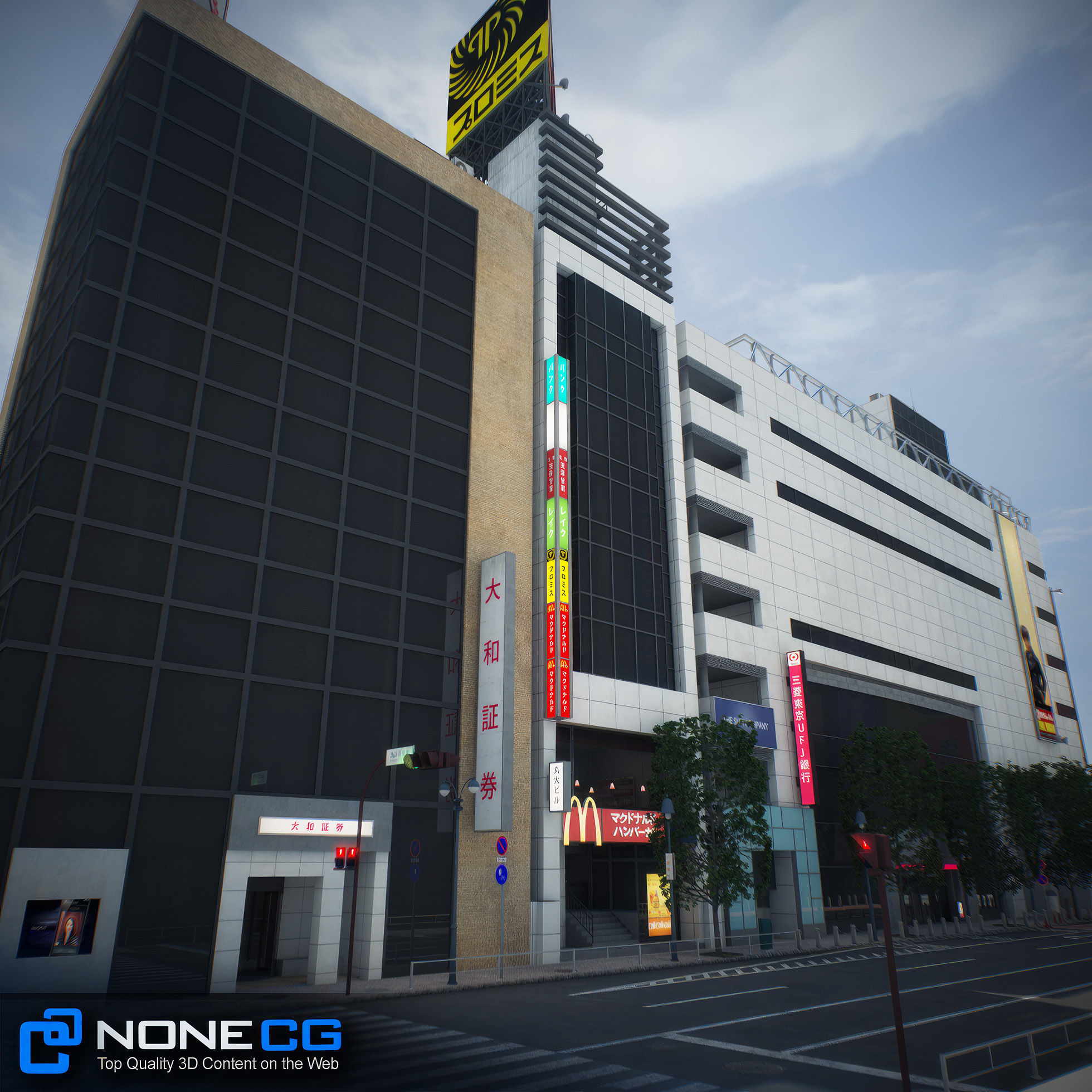 Tokyo Shibuya Block 6 3D model_18