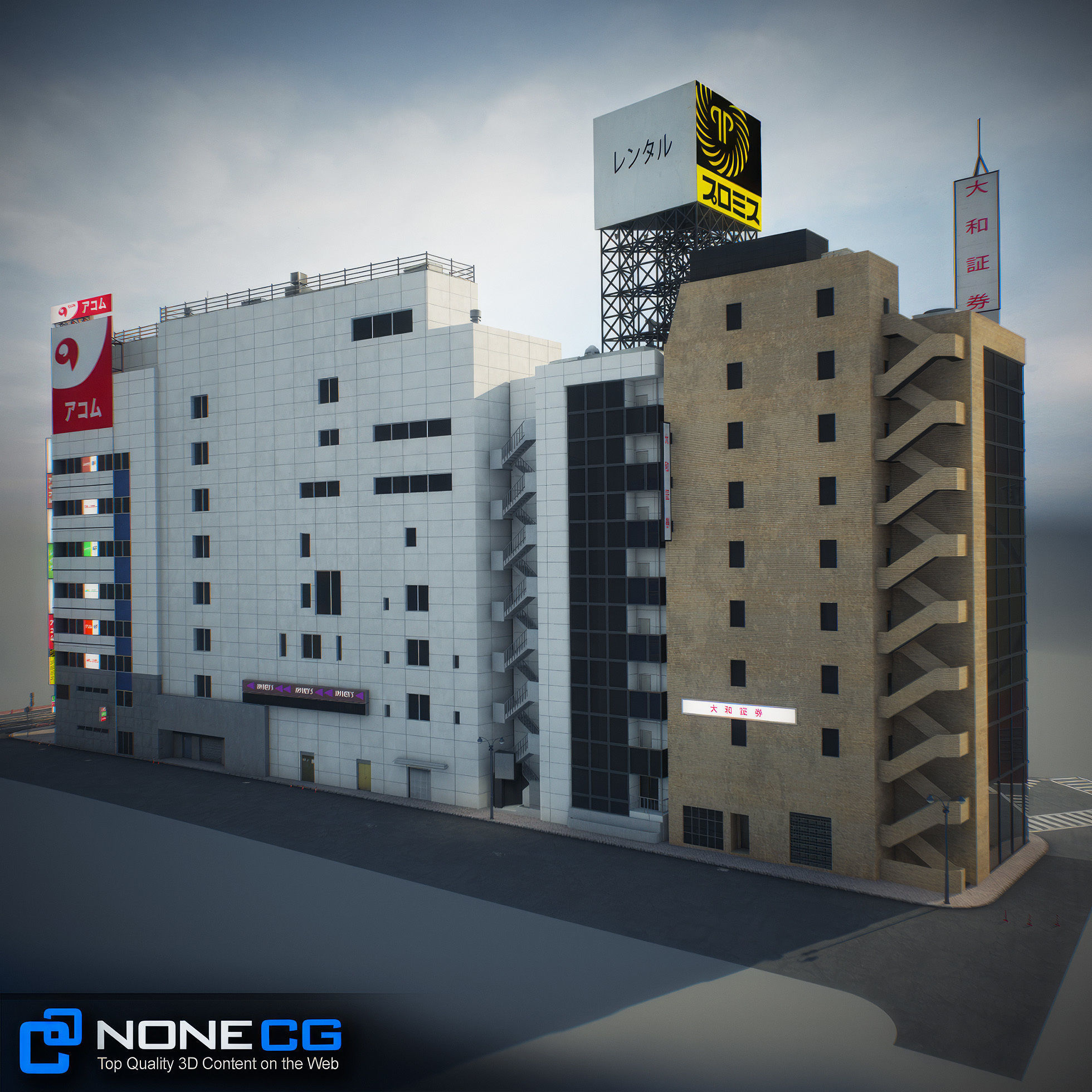 Tokyo Shibuya Block 6 3D model_25