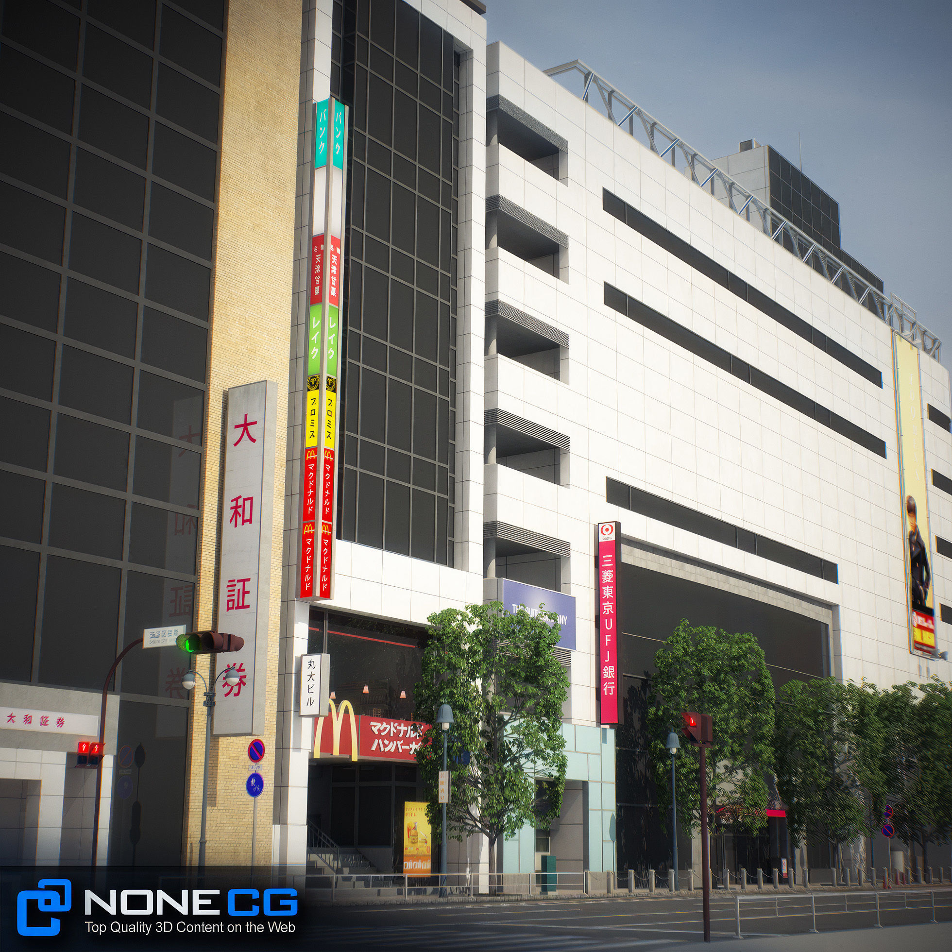 Tokyo Shibuya Block 6 3D model_51