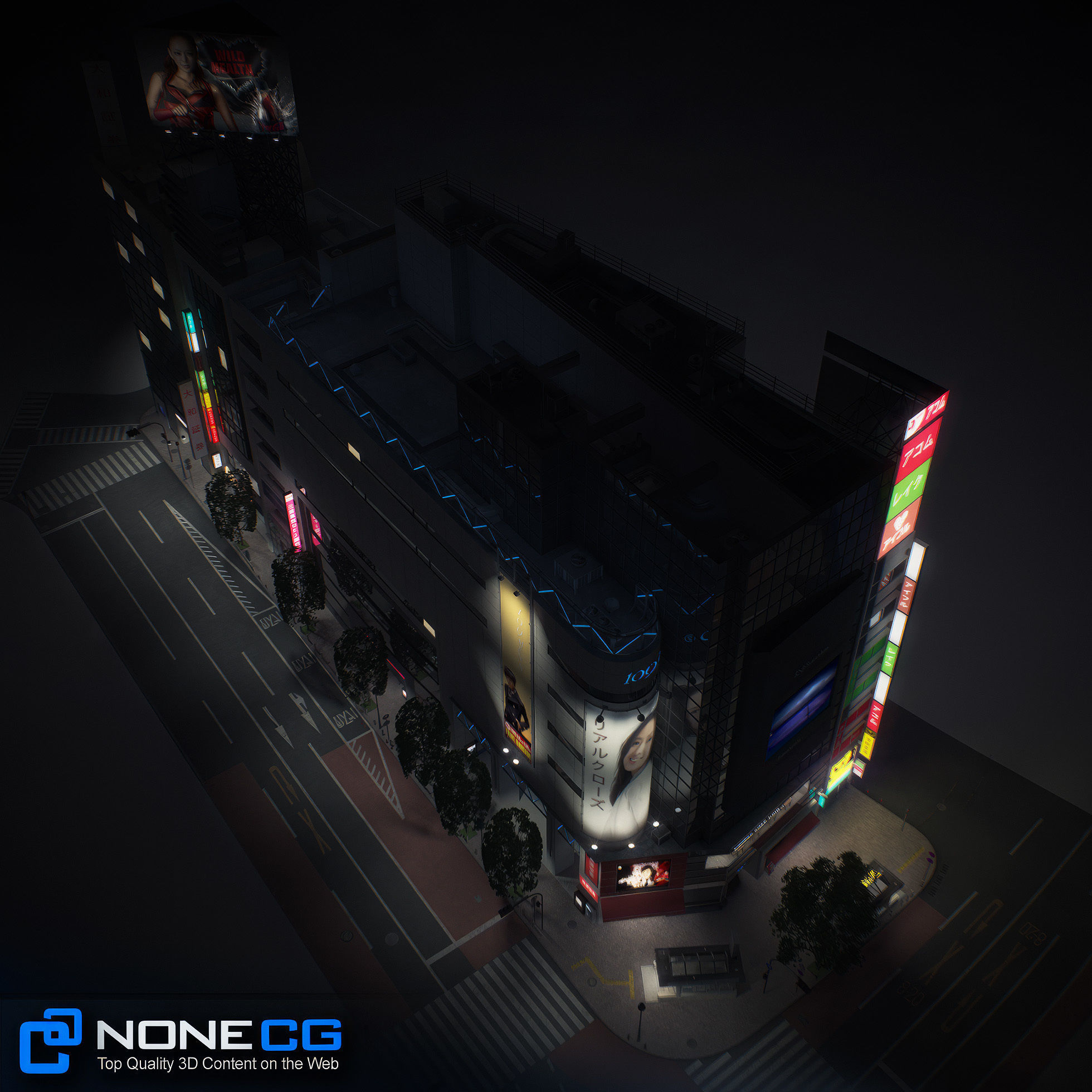 Tokyo Shibuya Block 6 3D model_38