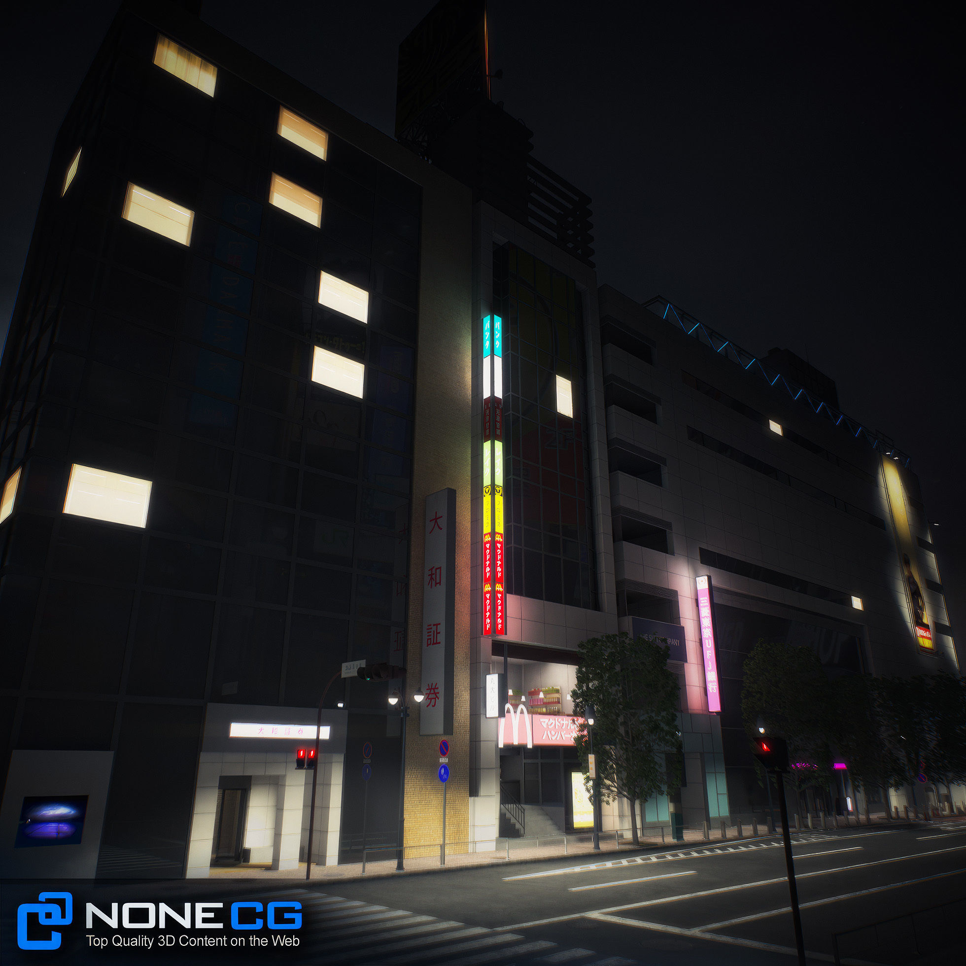 Tokyo Shibuya Block 6 3D model_22