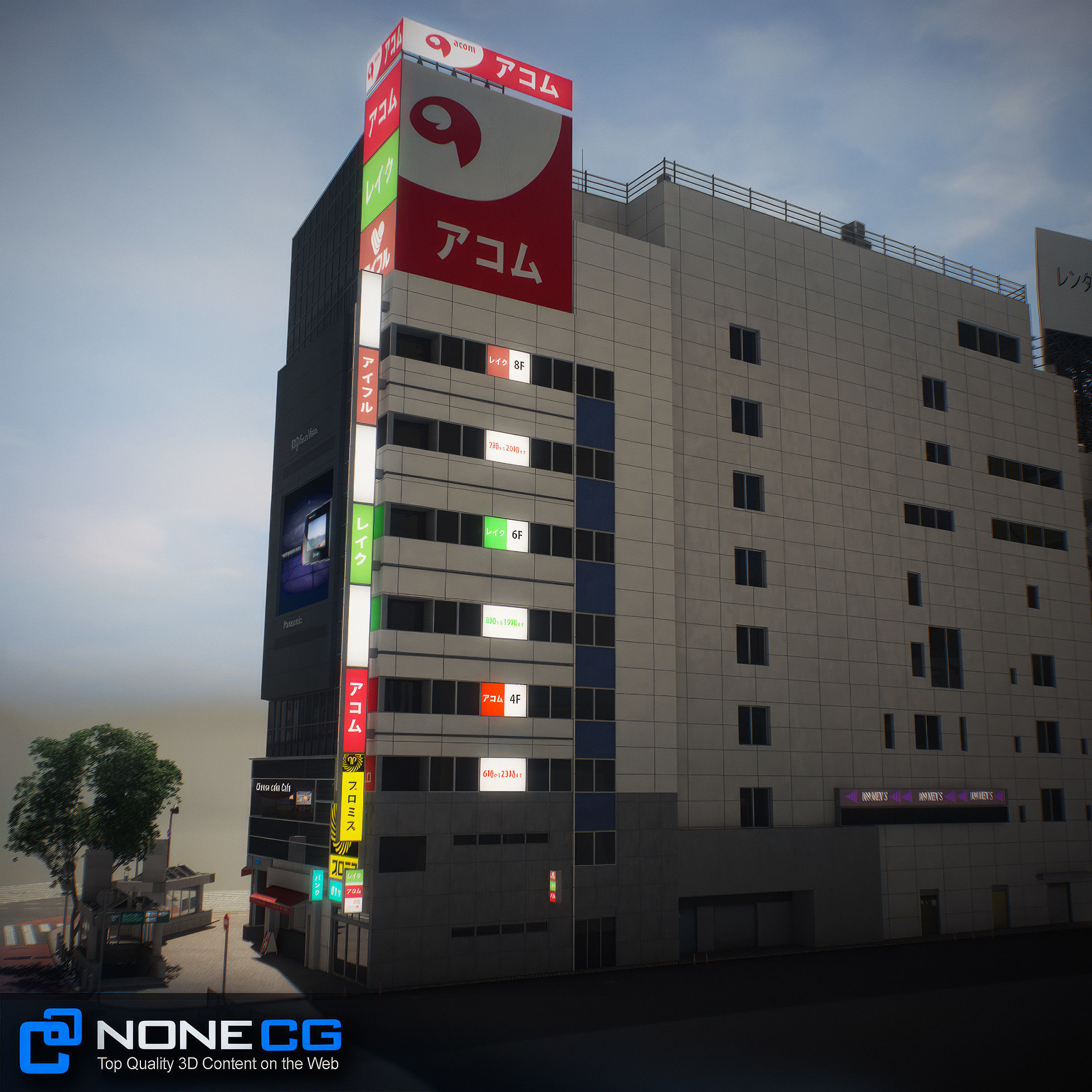Tokyo Shibuya Block 6 3D model_3