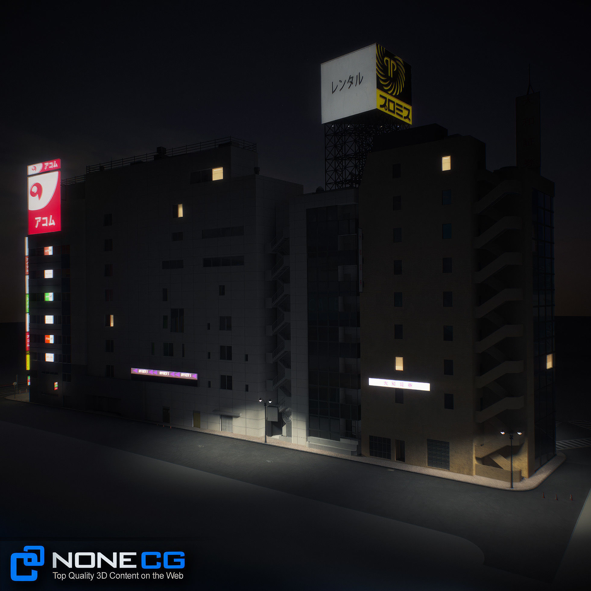 Tokyo Shibuya Block 6 3D model_26
