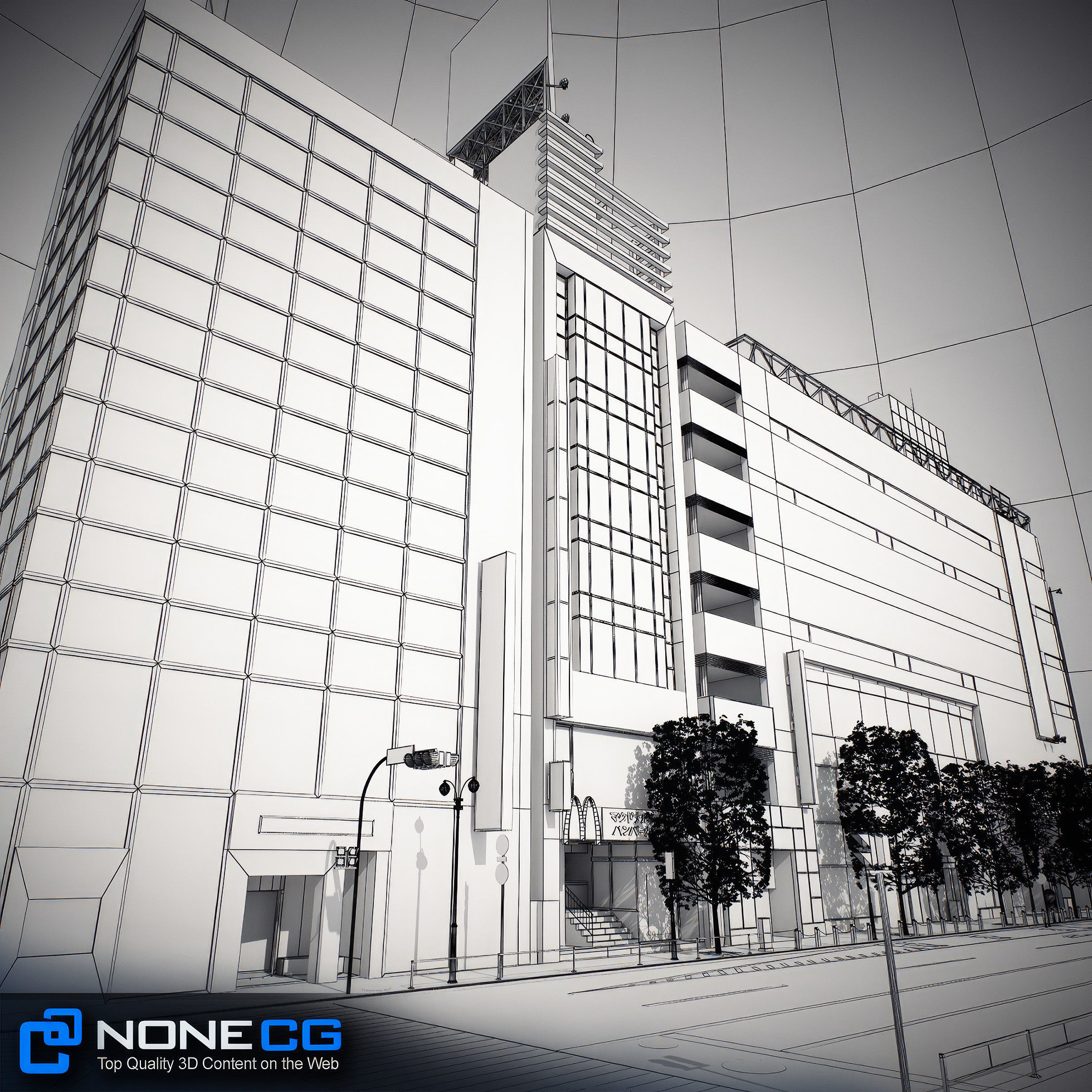 Tokyo Shibuya Block 6 3D model_19