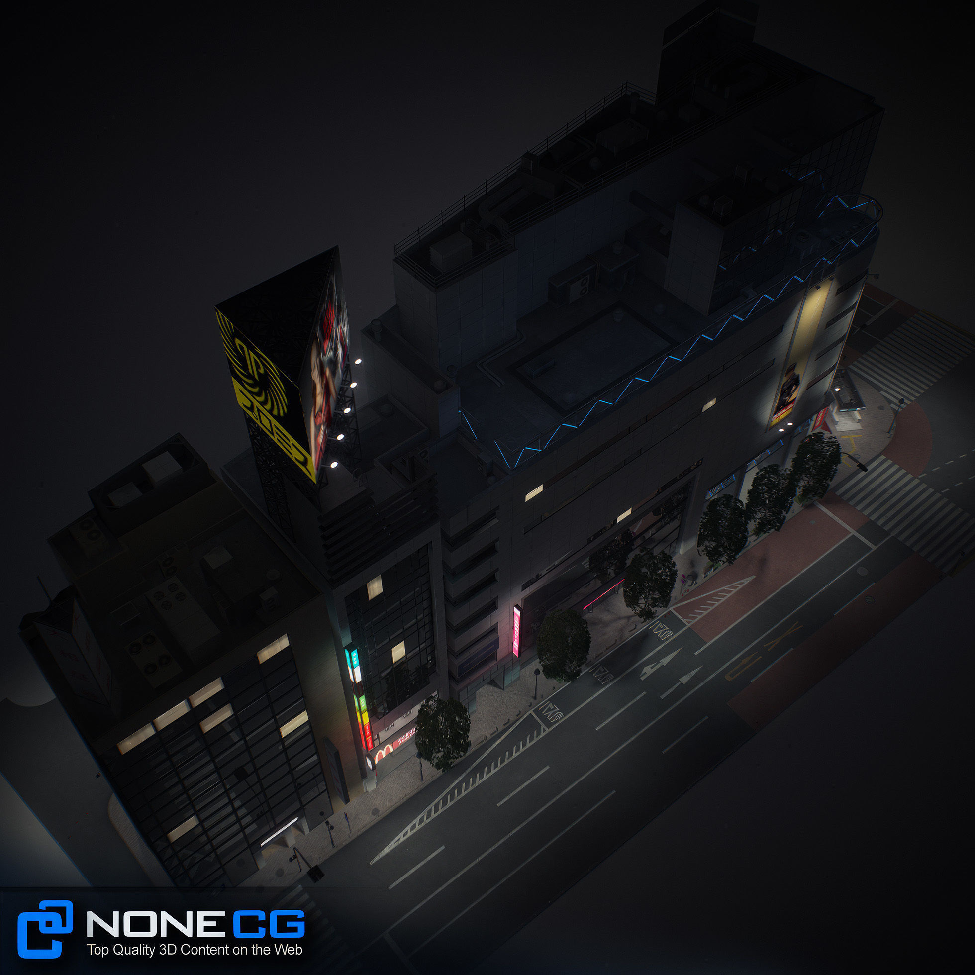 Tokyo Shibuya Block 6 3D model_43