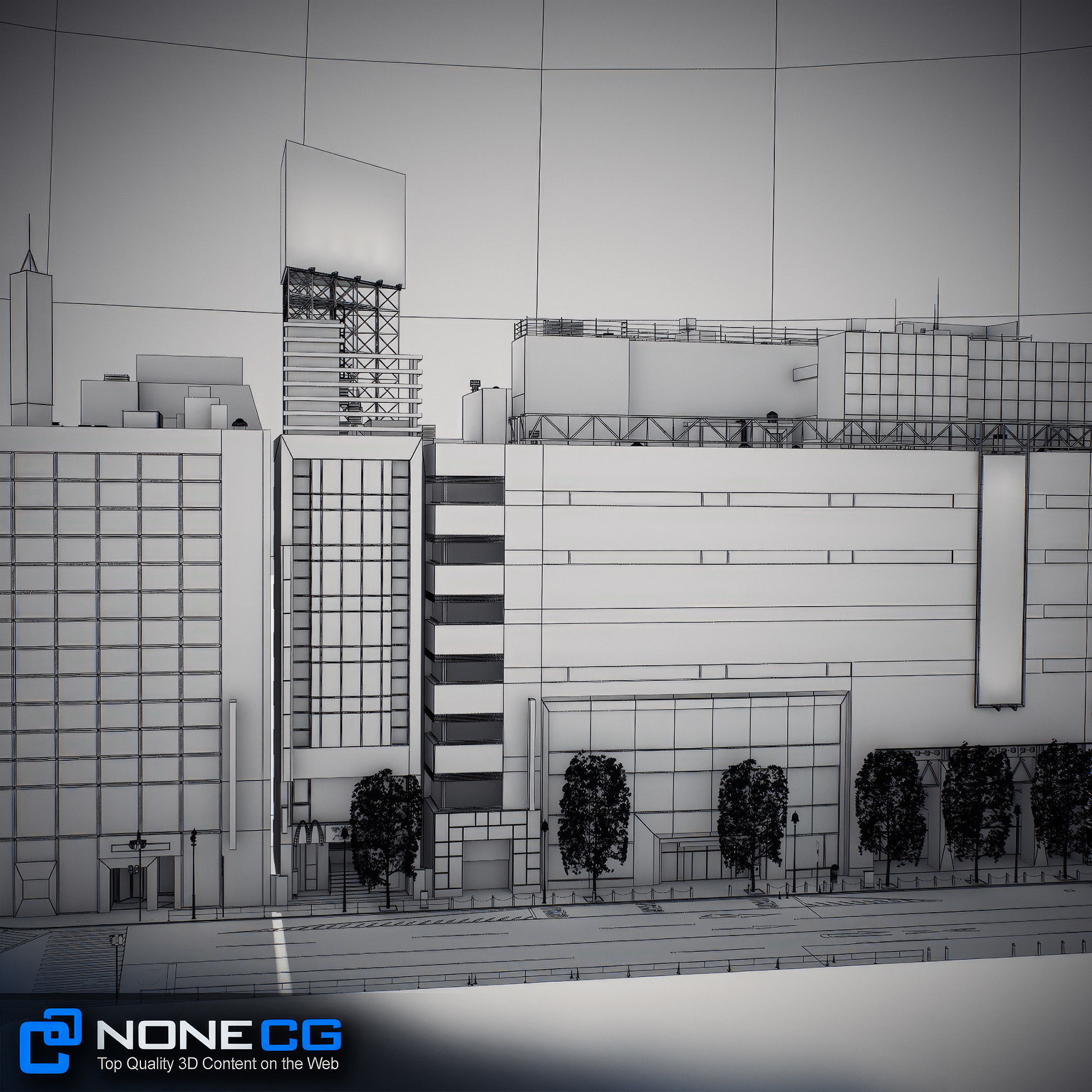 Tokyo Shibuya Block 6 3D model_15